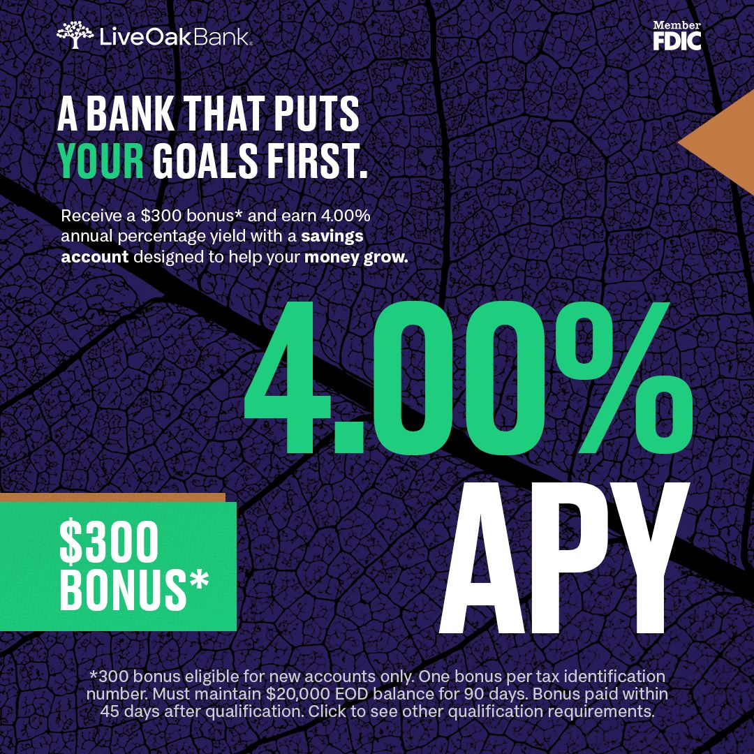 Live Oak Bank ad