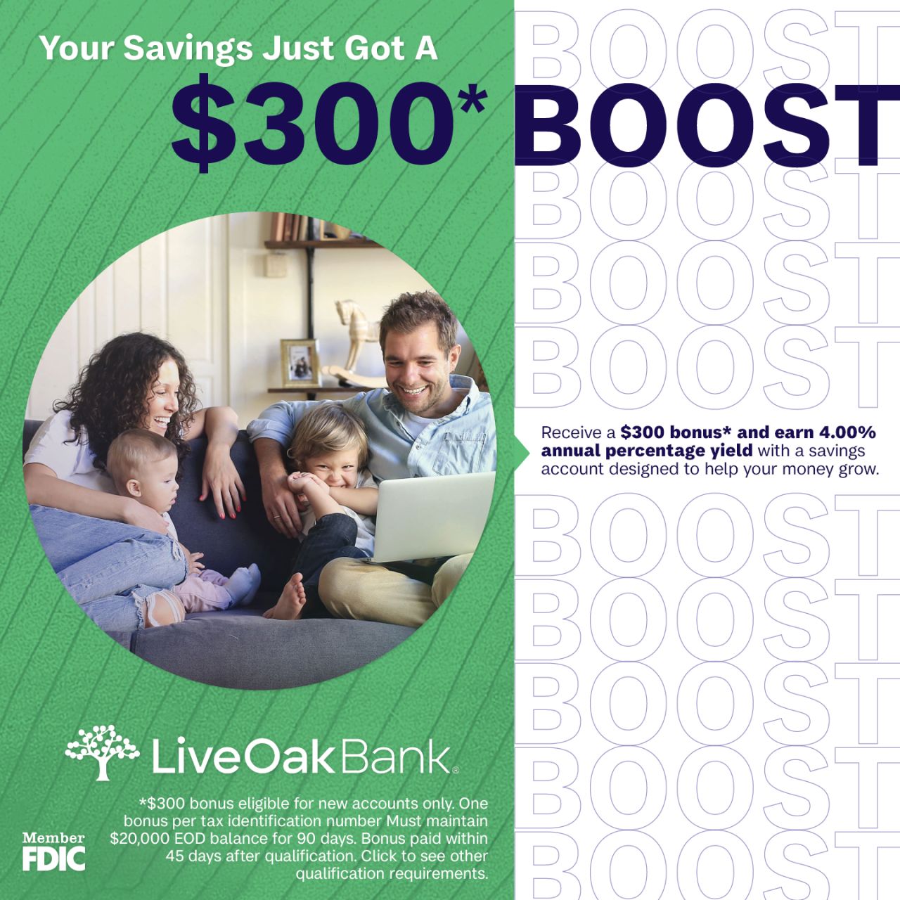 Live Oak Bank ad