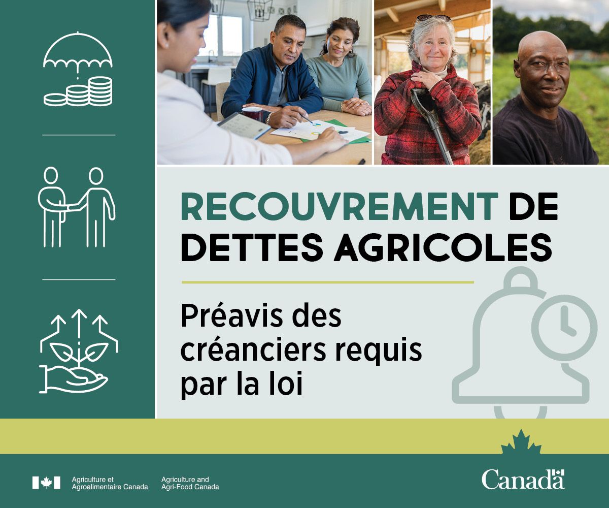 Agriculture and Agri-Food Canada/ Agriculture et Agroalimentaire Canada ad