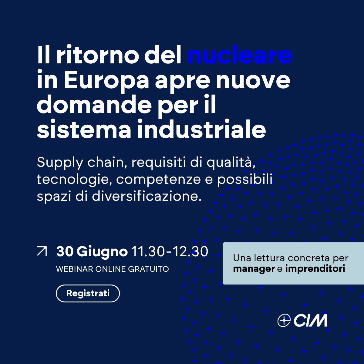 CIM Competenze per Industria e Manifattura ad