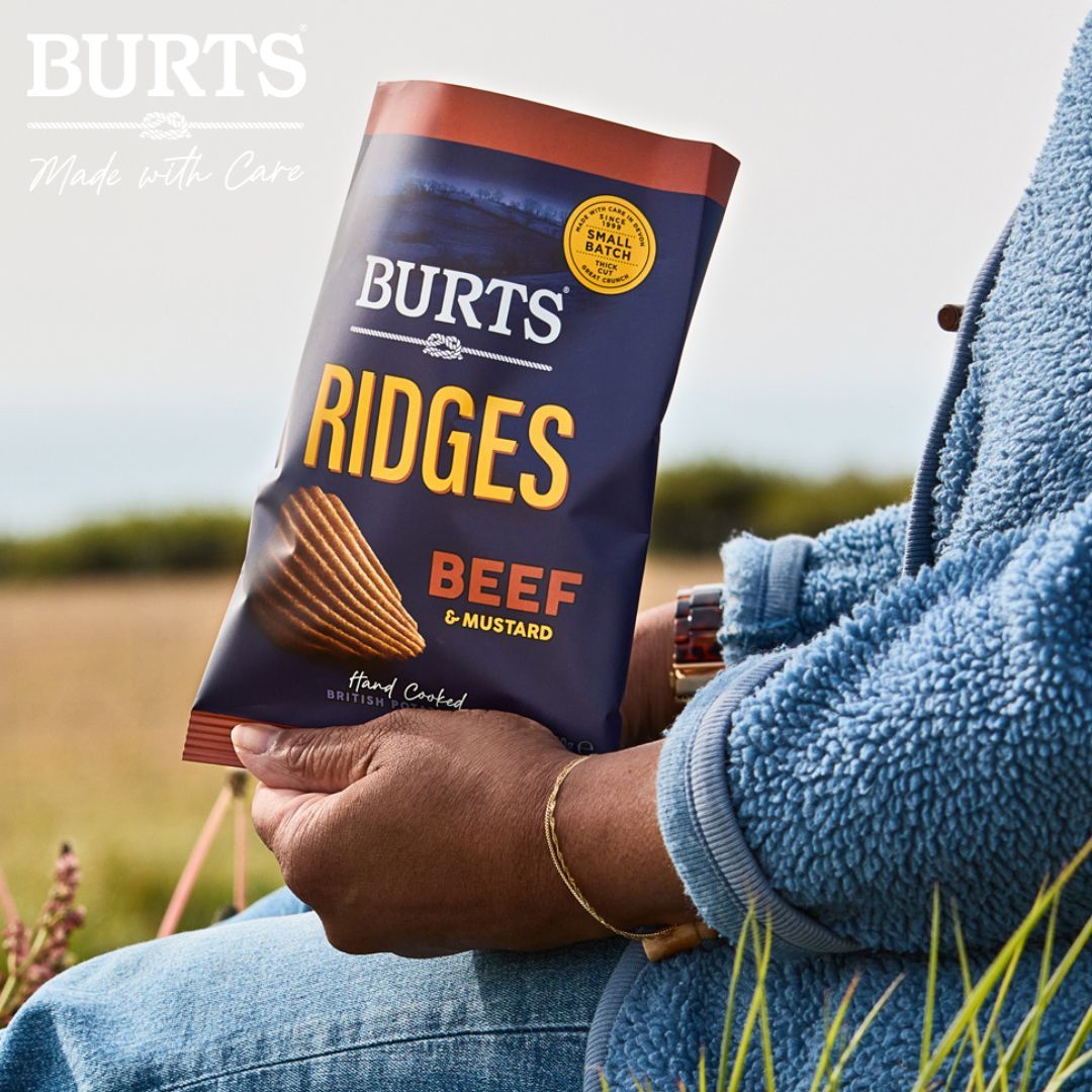 Burts Snacks ad