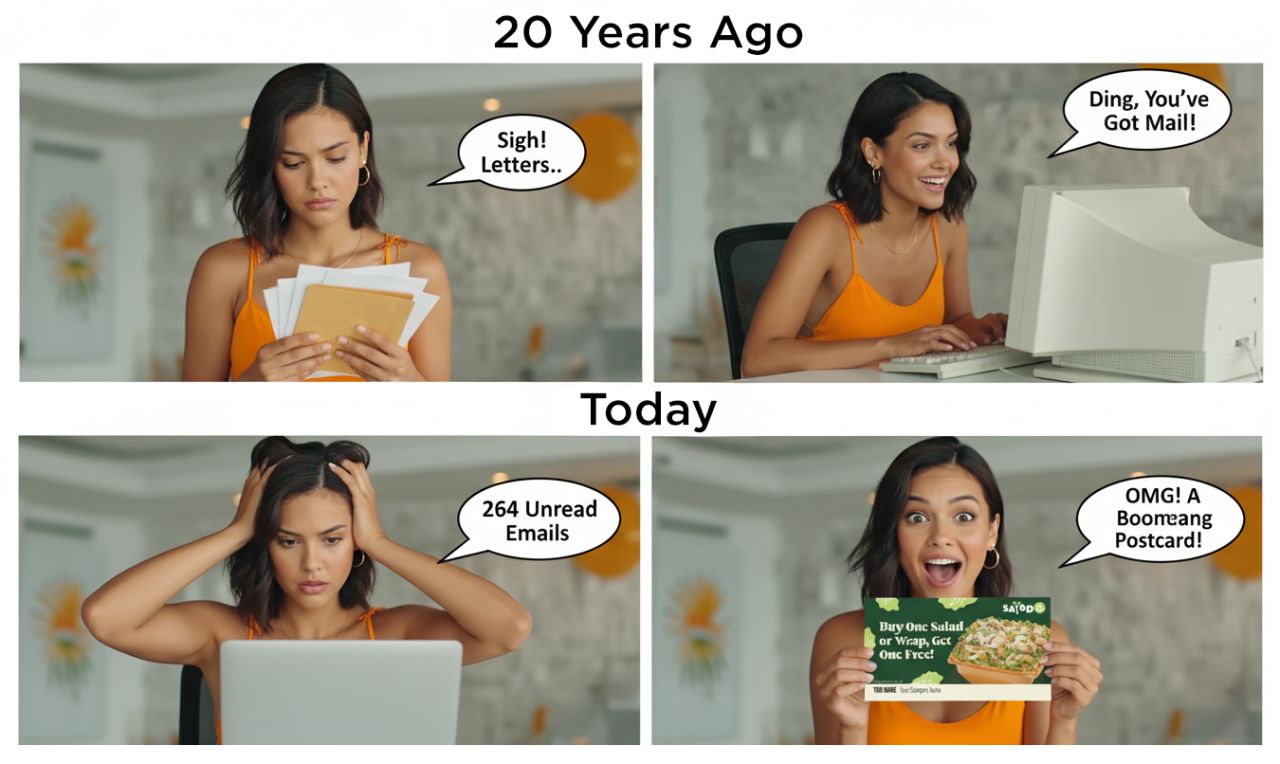 Boomerang DM ad