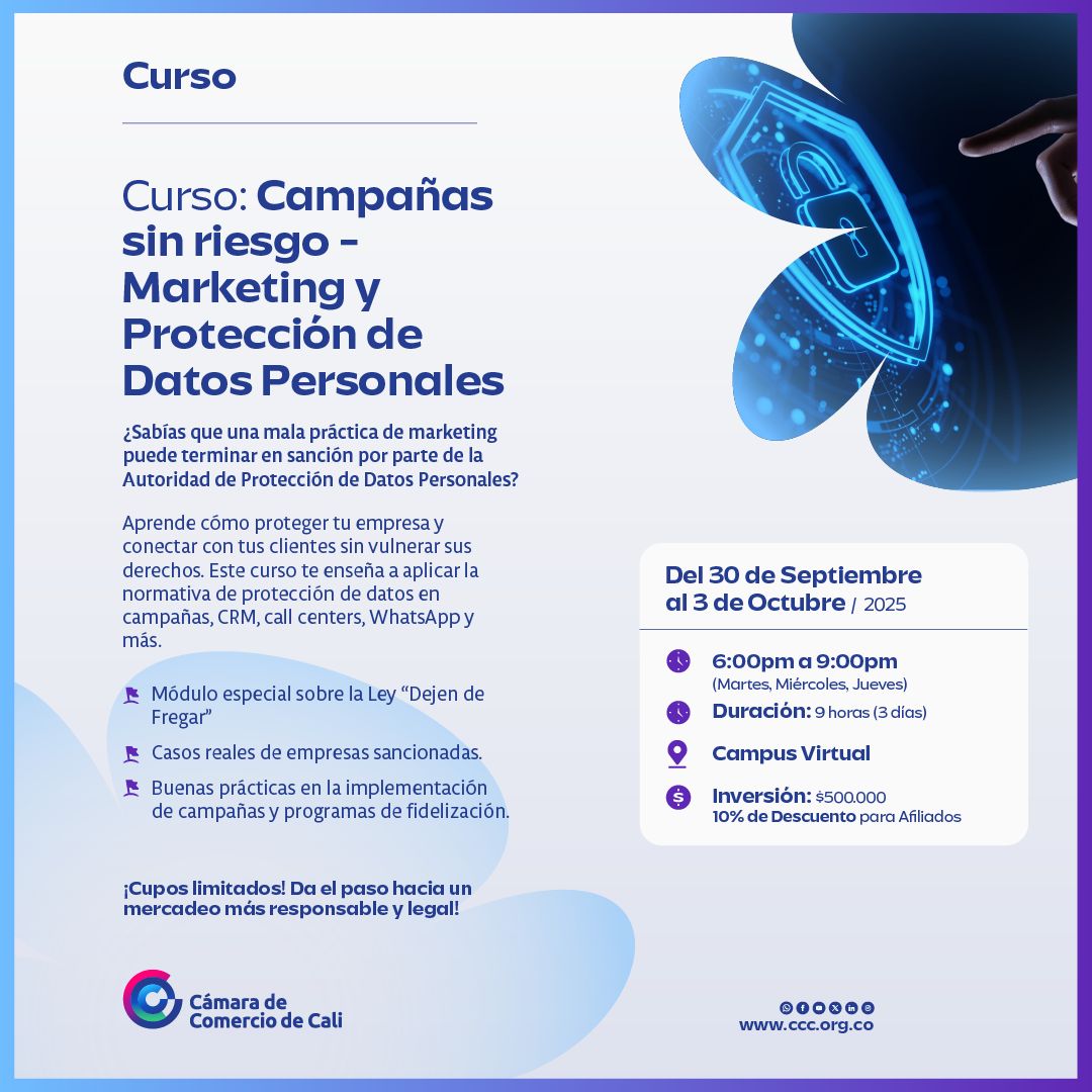 Cámara de Comercio de Cali ad