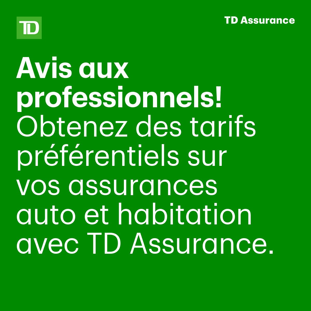 TD Insurance ad