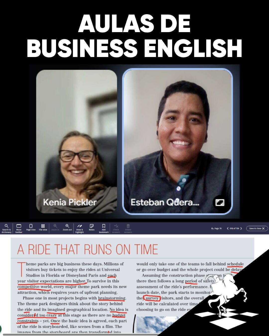Black'n'White Language Solutions® ad
