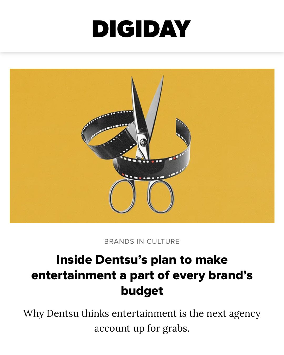 dentsu ad