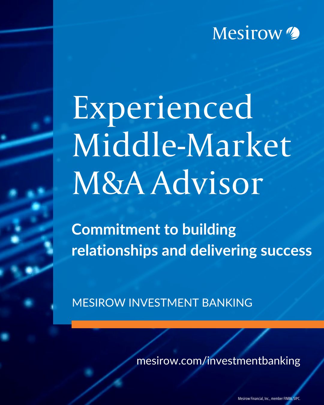 Mesirow Investment Banking ad