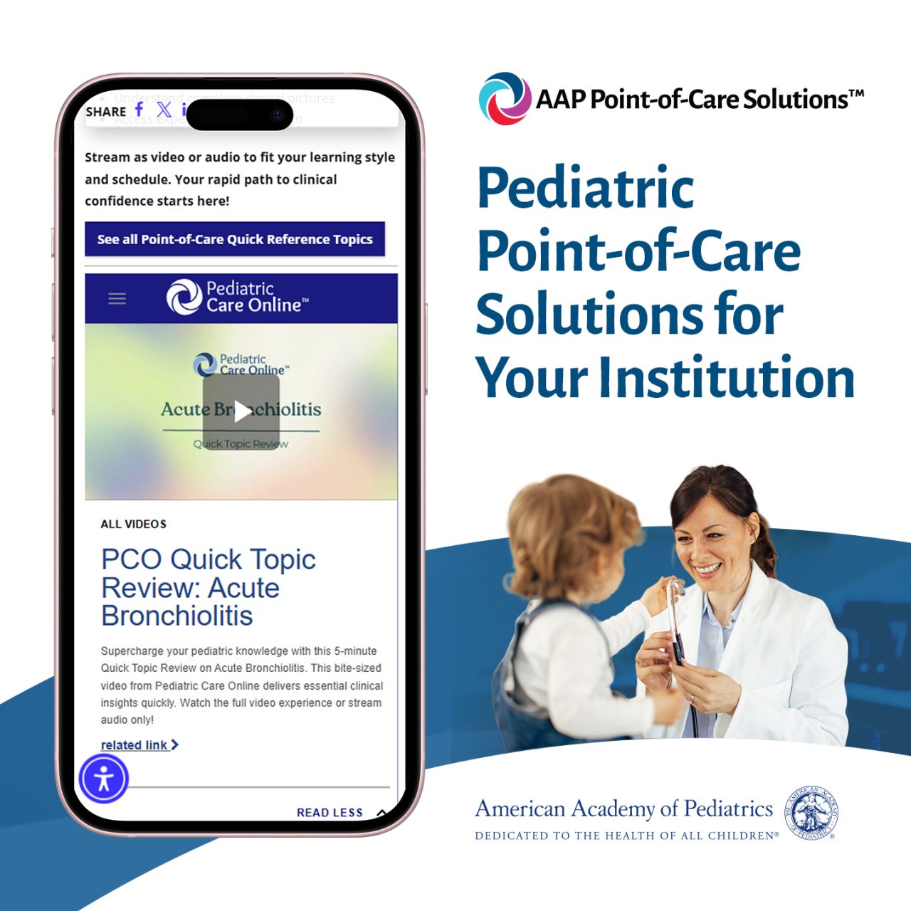 American Academy of Pediatrics ad