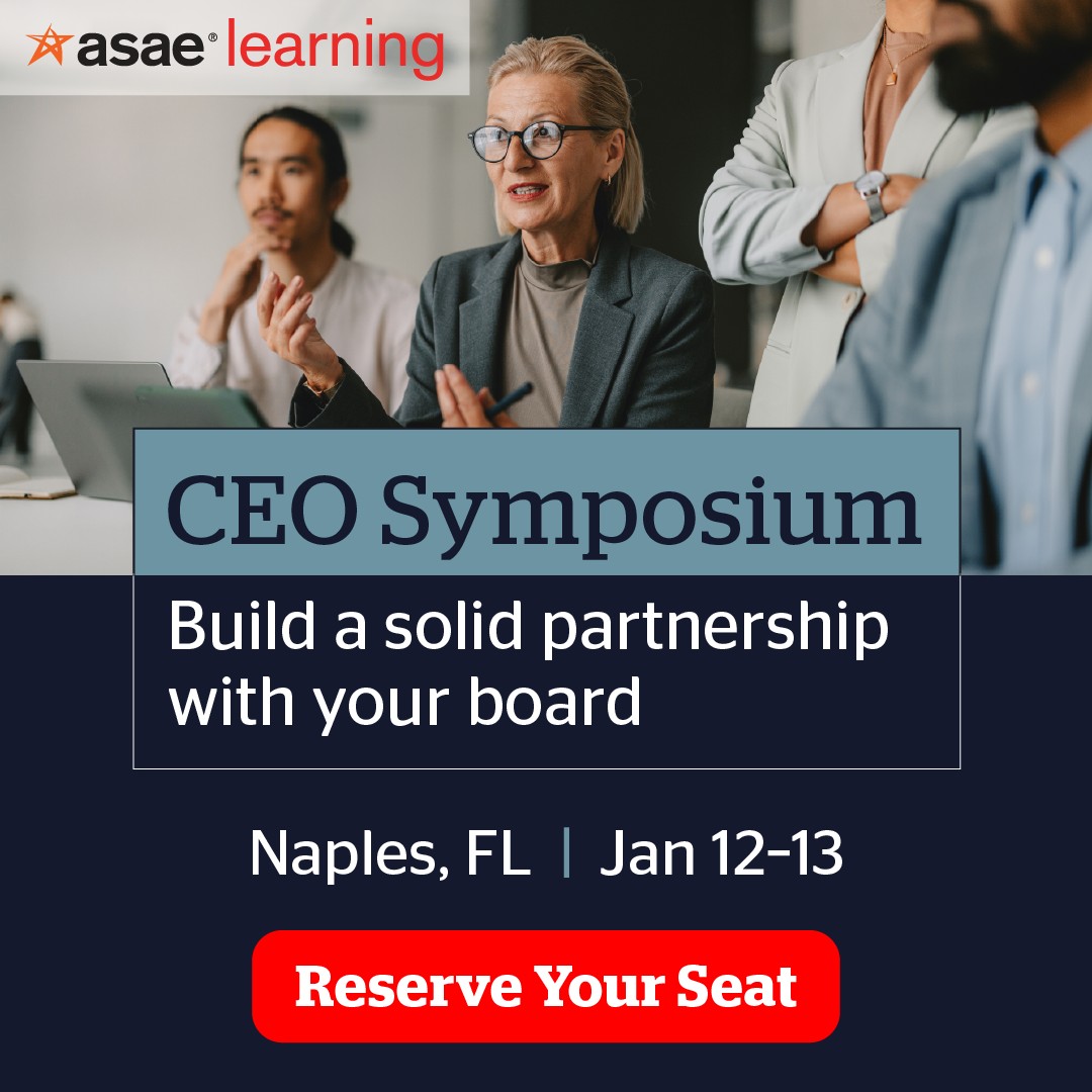 ASAE: The Center for Association Leadership ad