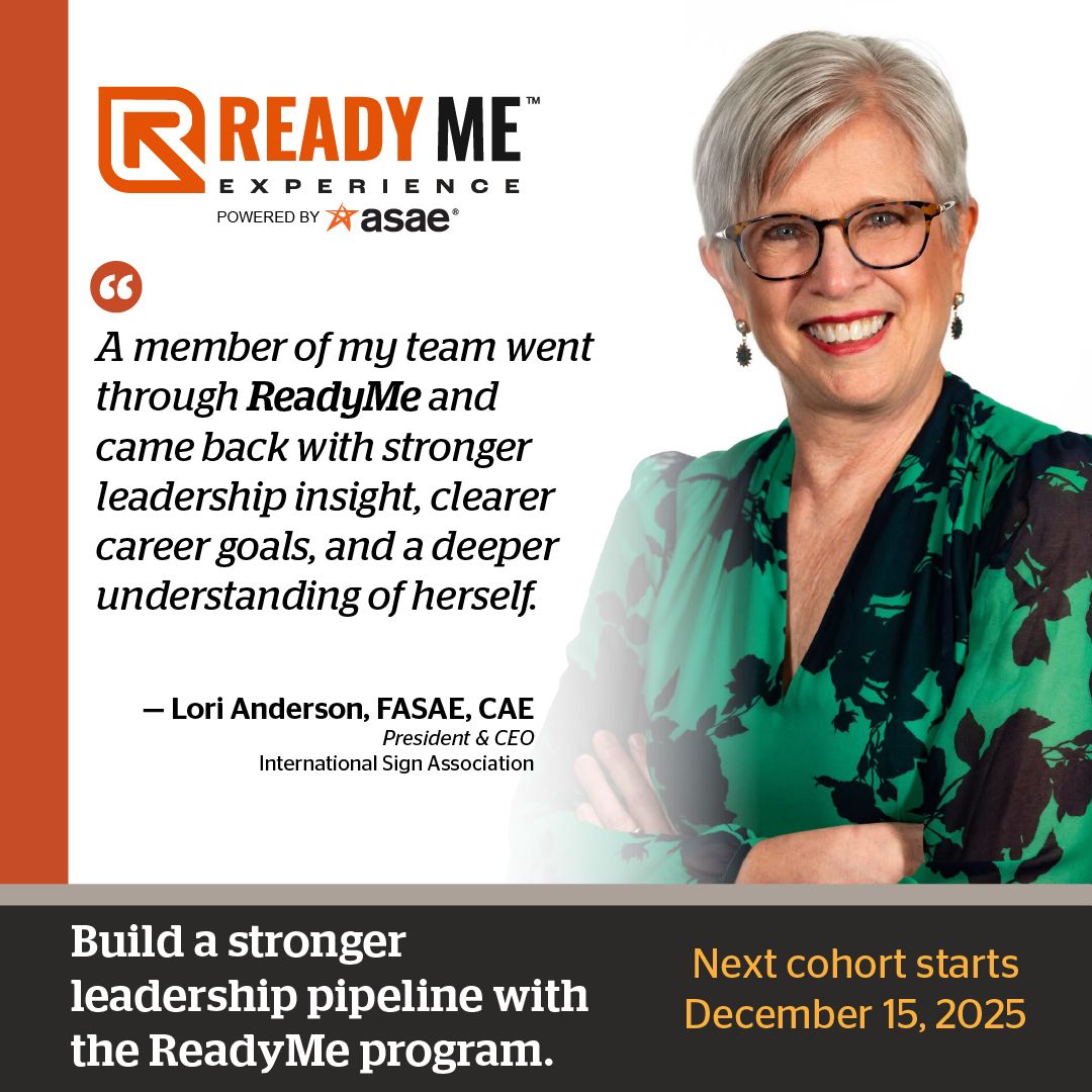 ASAE: The Center for Association Leadership ad