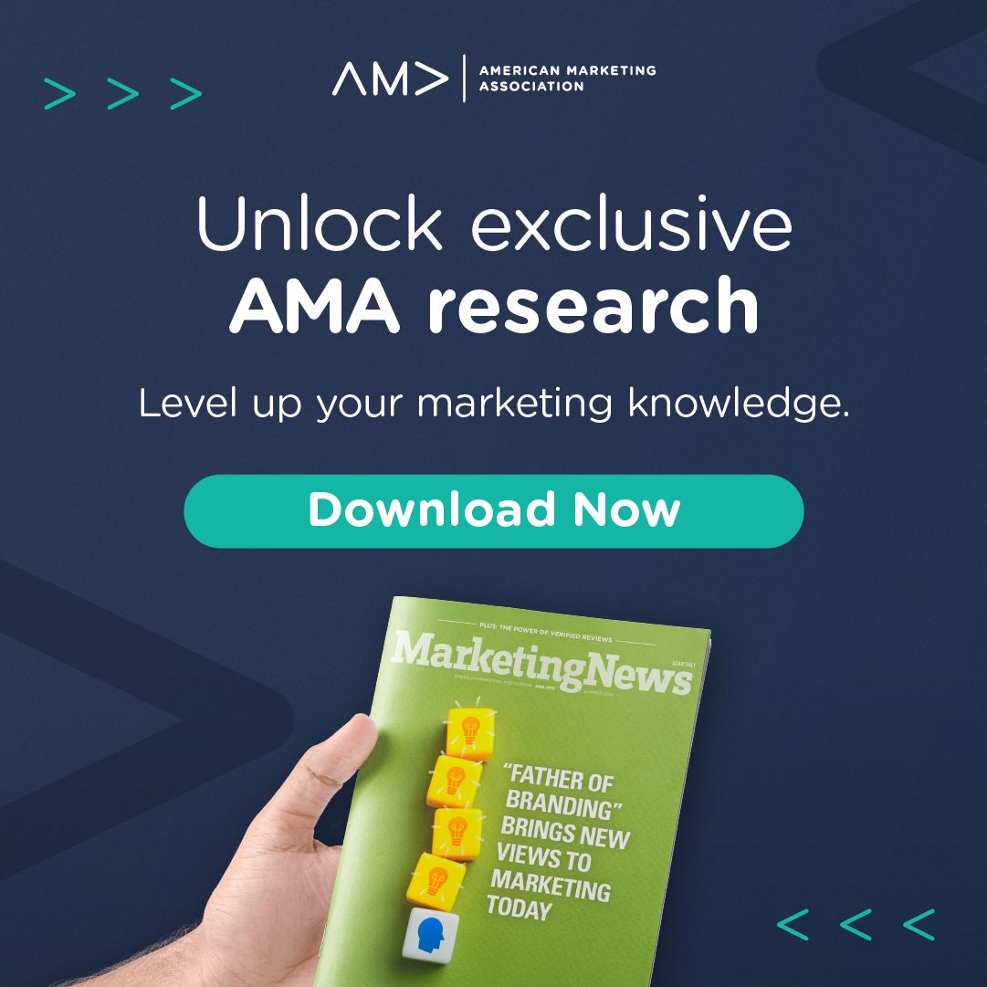 American Marketing Association ad