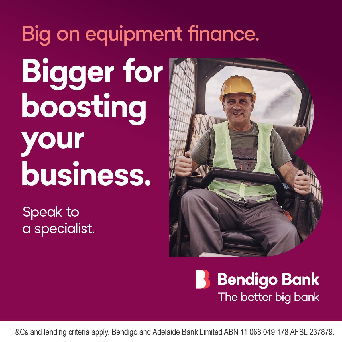 Bendigo Bank ad