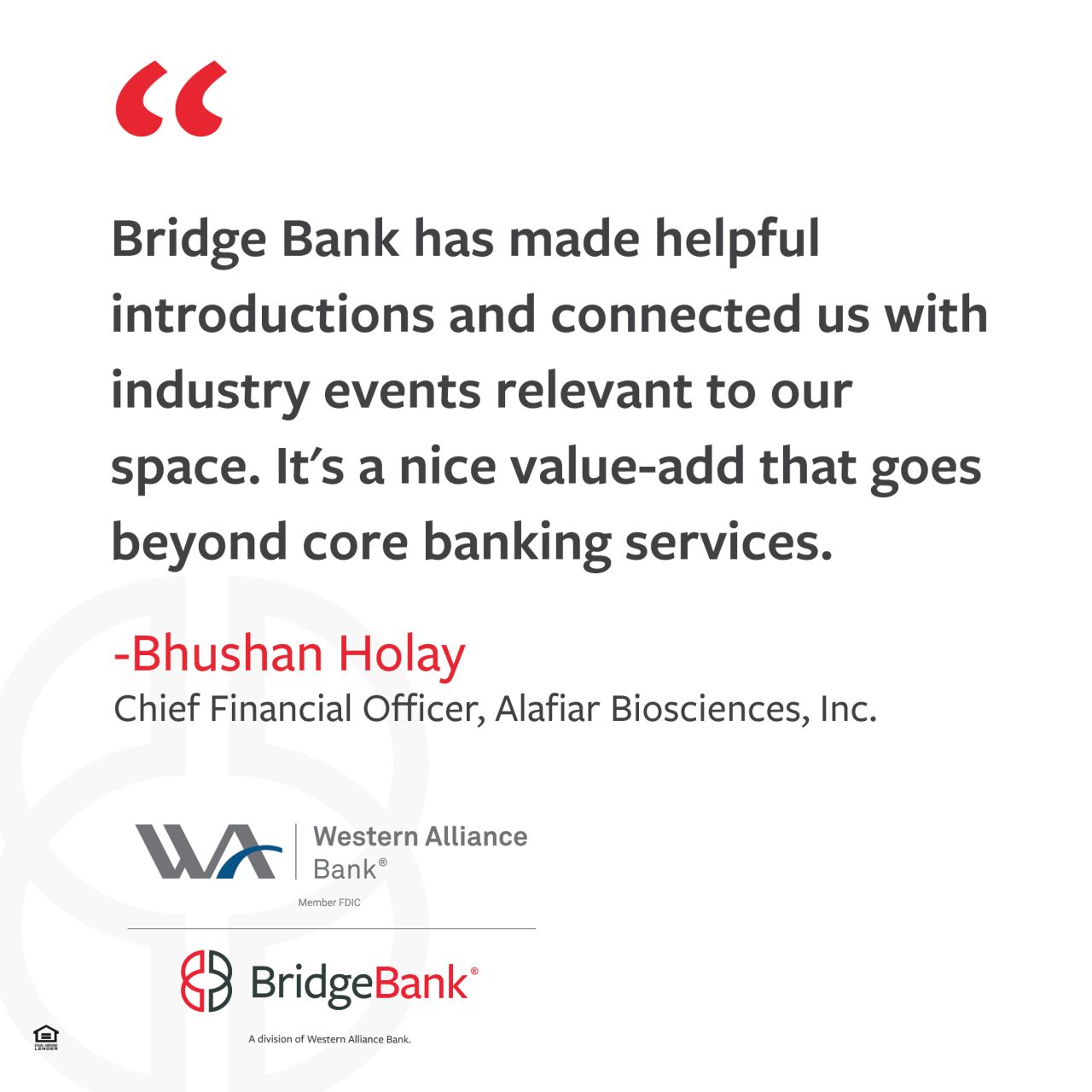 Bridge Bank ad
