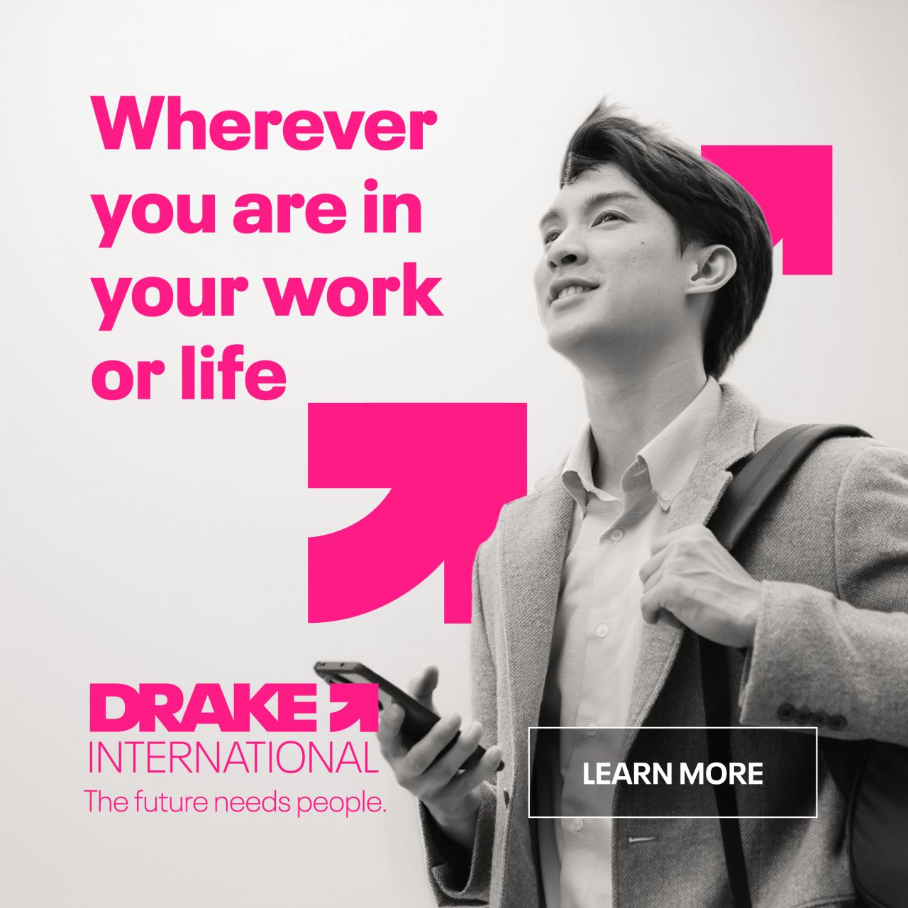 Drake International ad