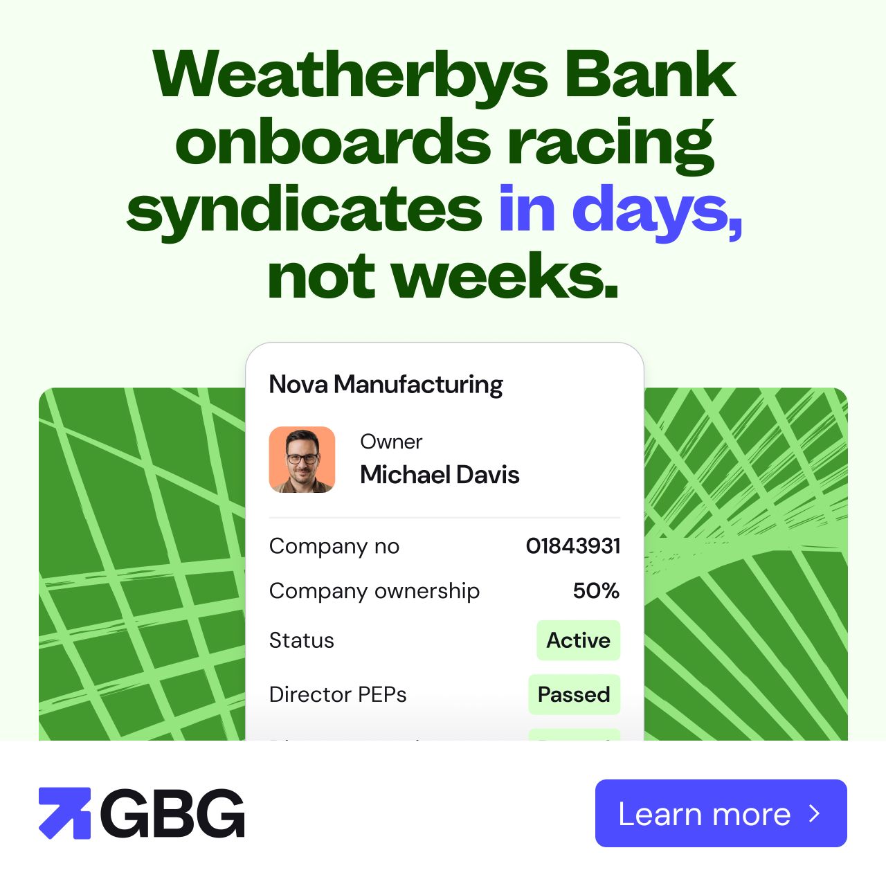 GBG Plc ad