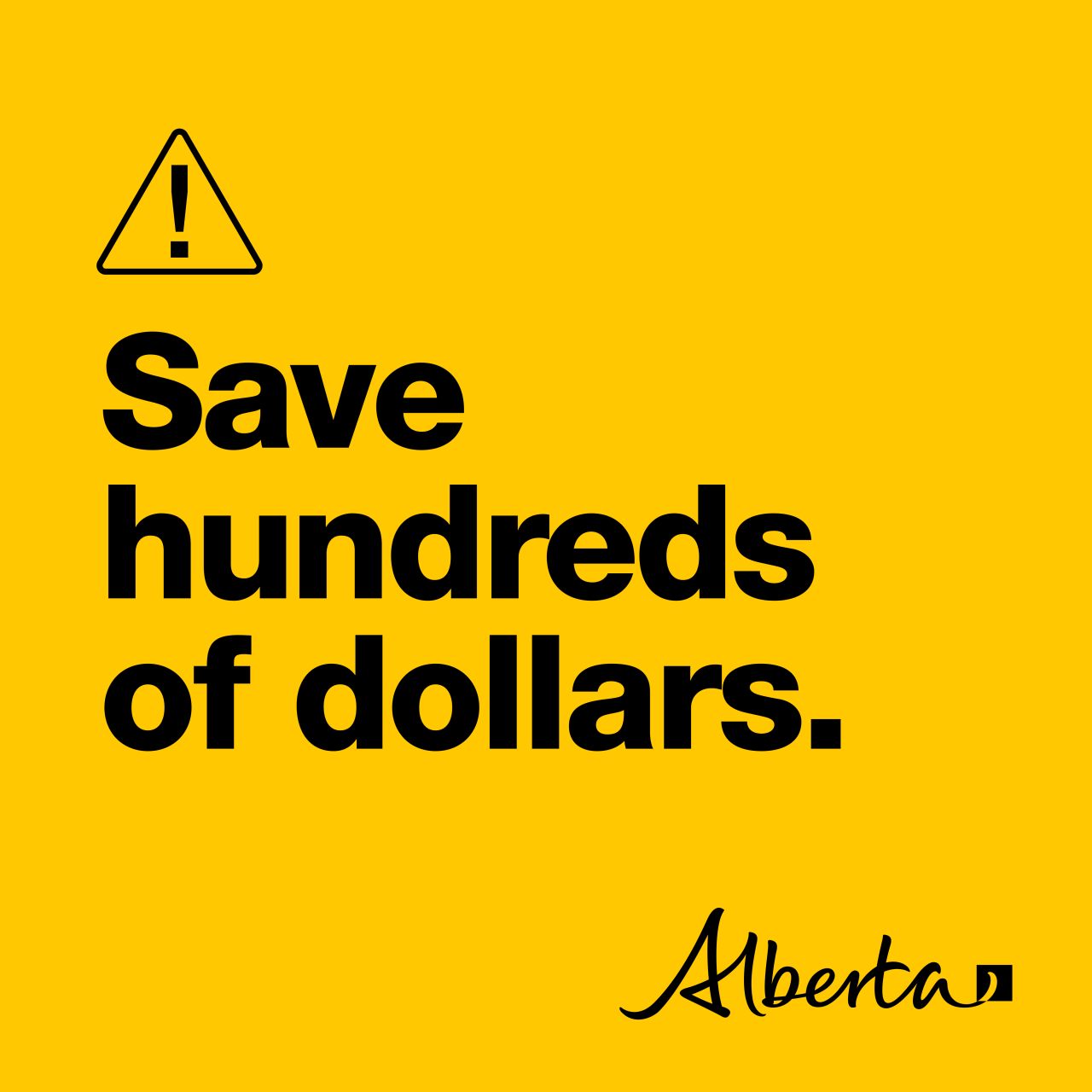 Government of Alberta ad