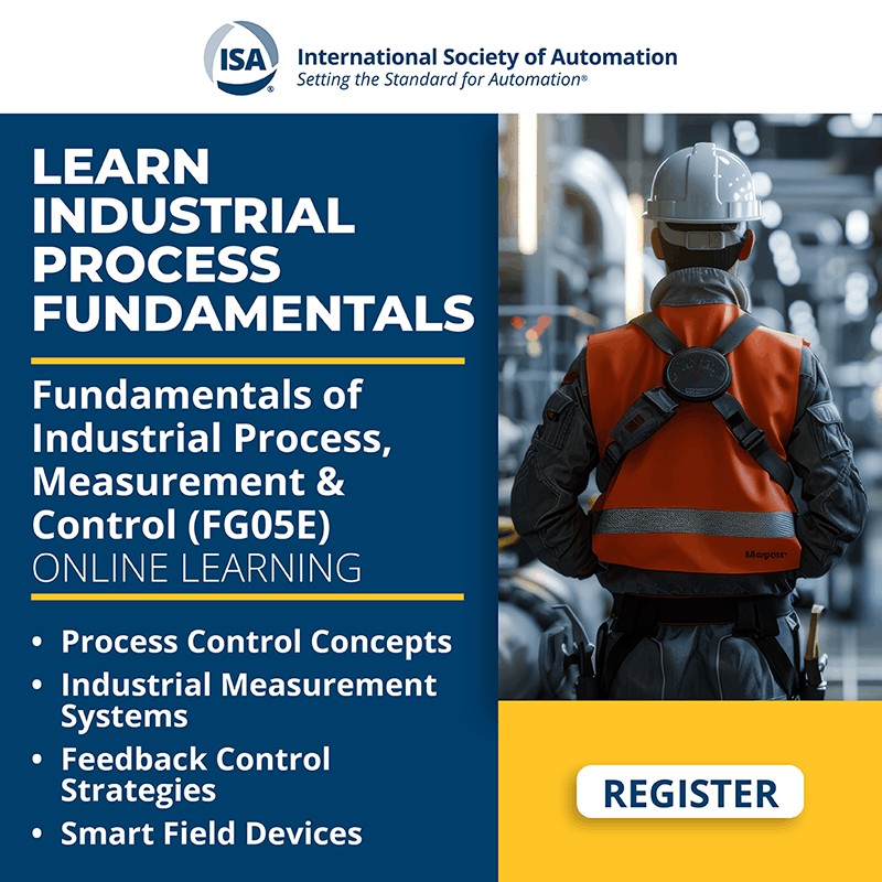 International Society of Automation (ISA) ad
