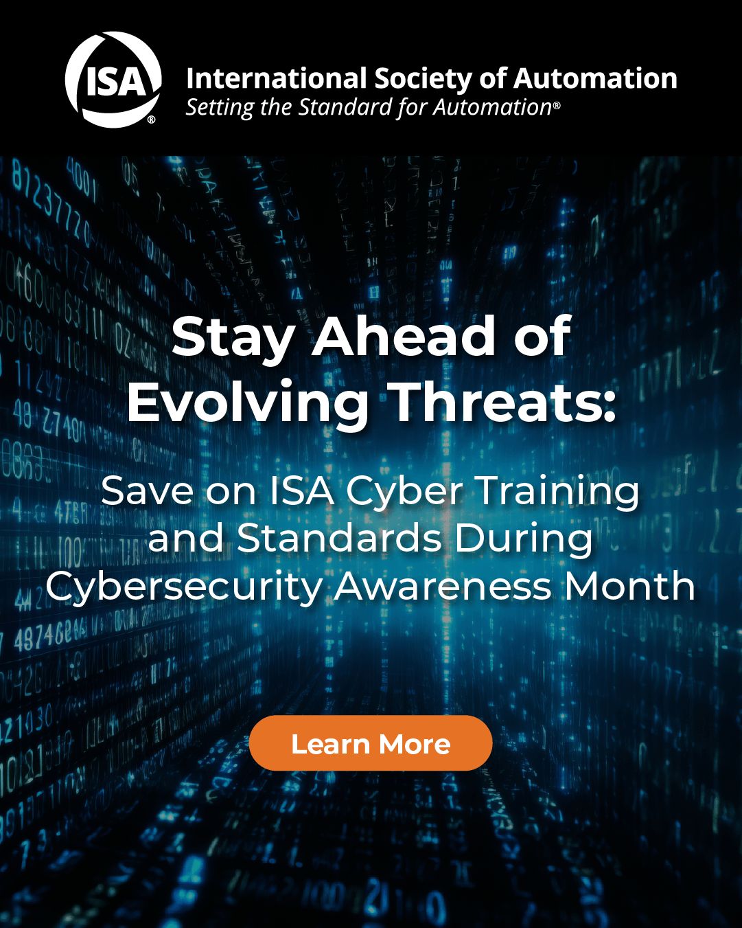 International Society of Automation (ISA) ad