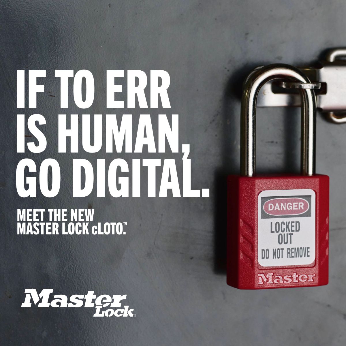 The Master Lock Company ad
