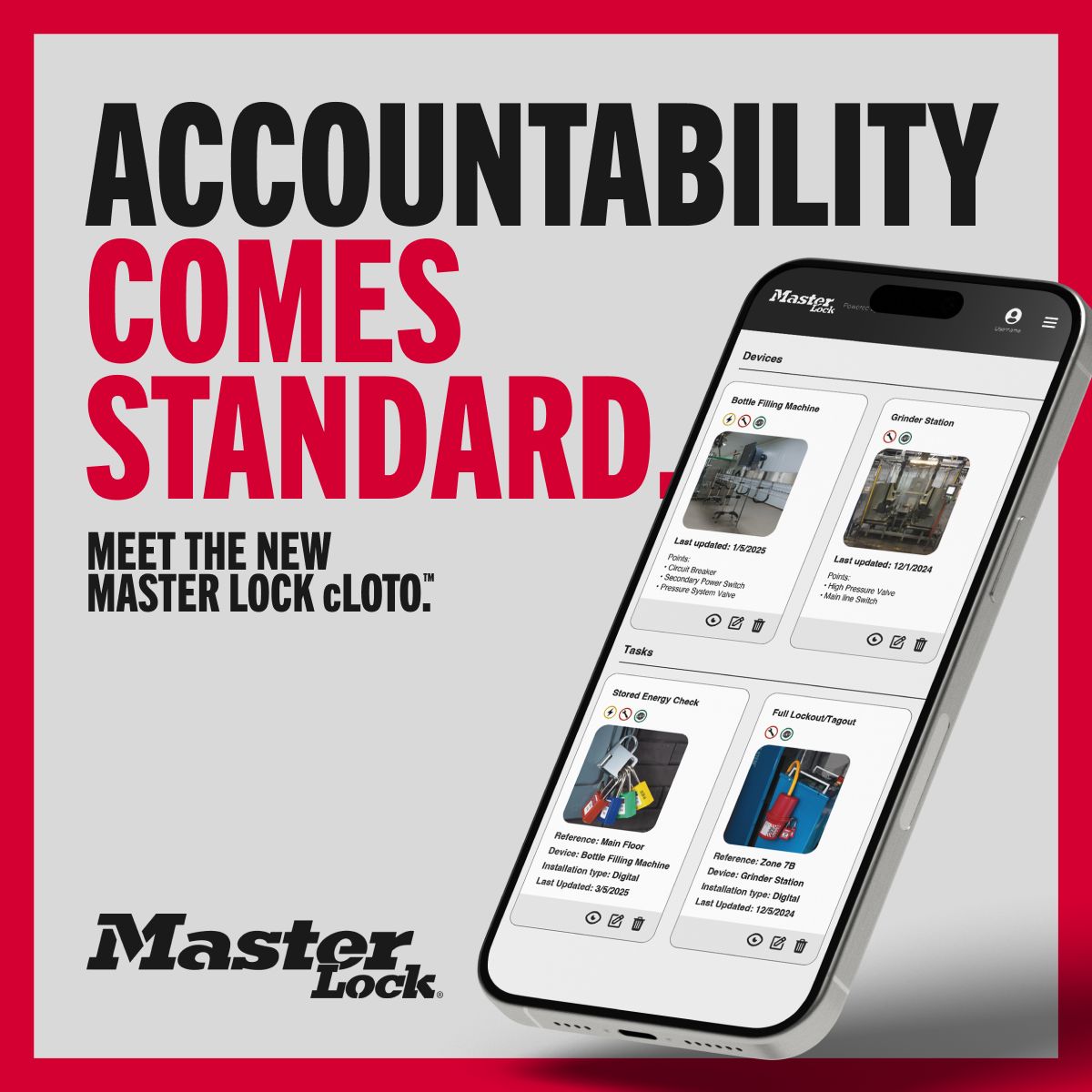 The Master Lock Company ad