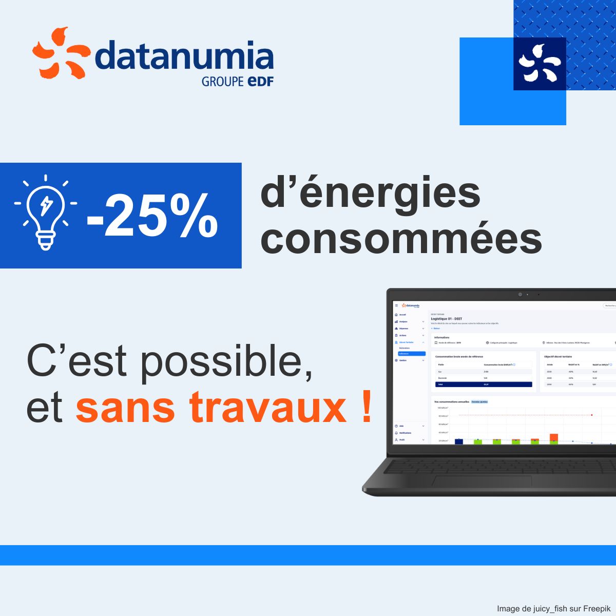 Datanumia, EDF Group ad