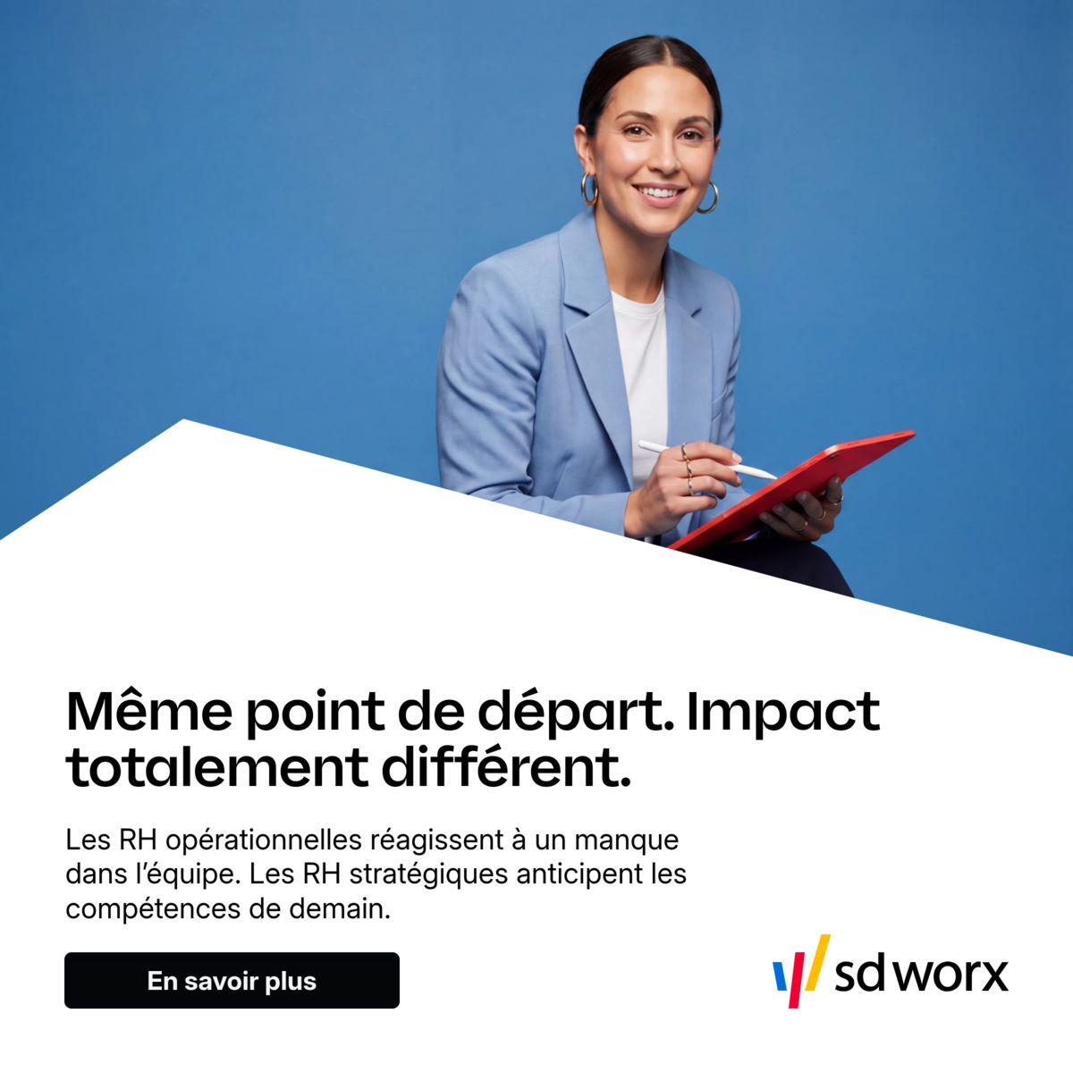 SD Worx Belgium ad