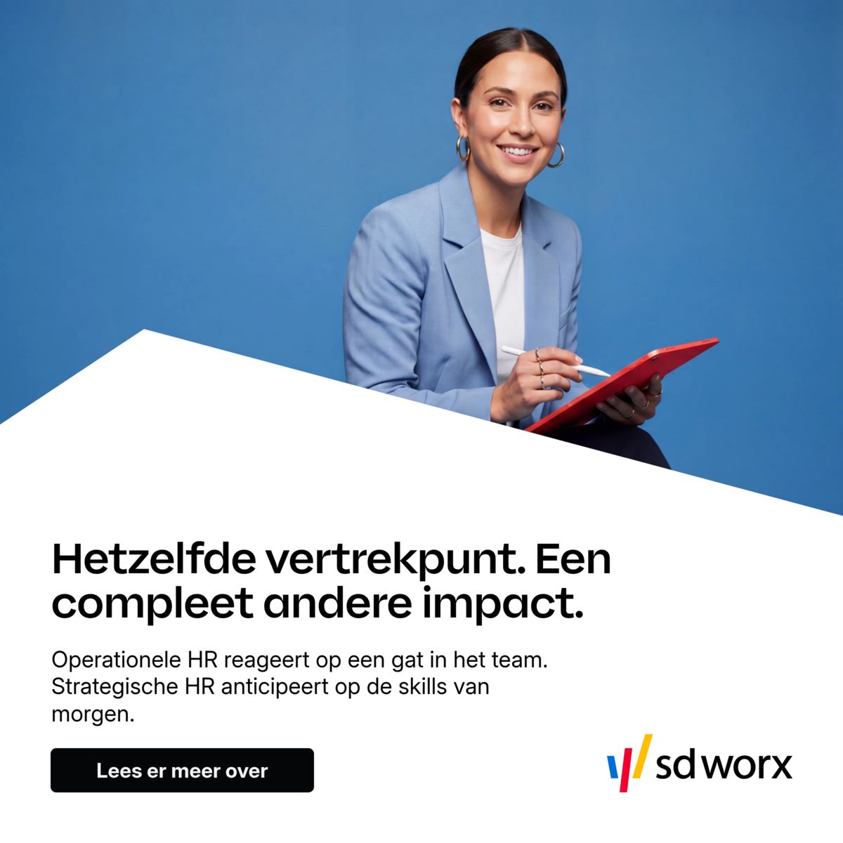 SD Worx Belgium ad