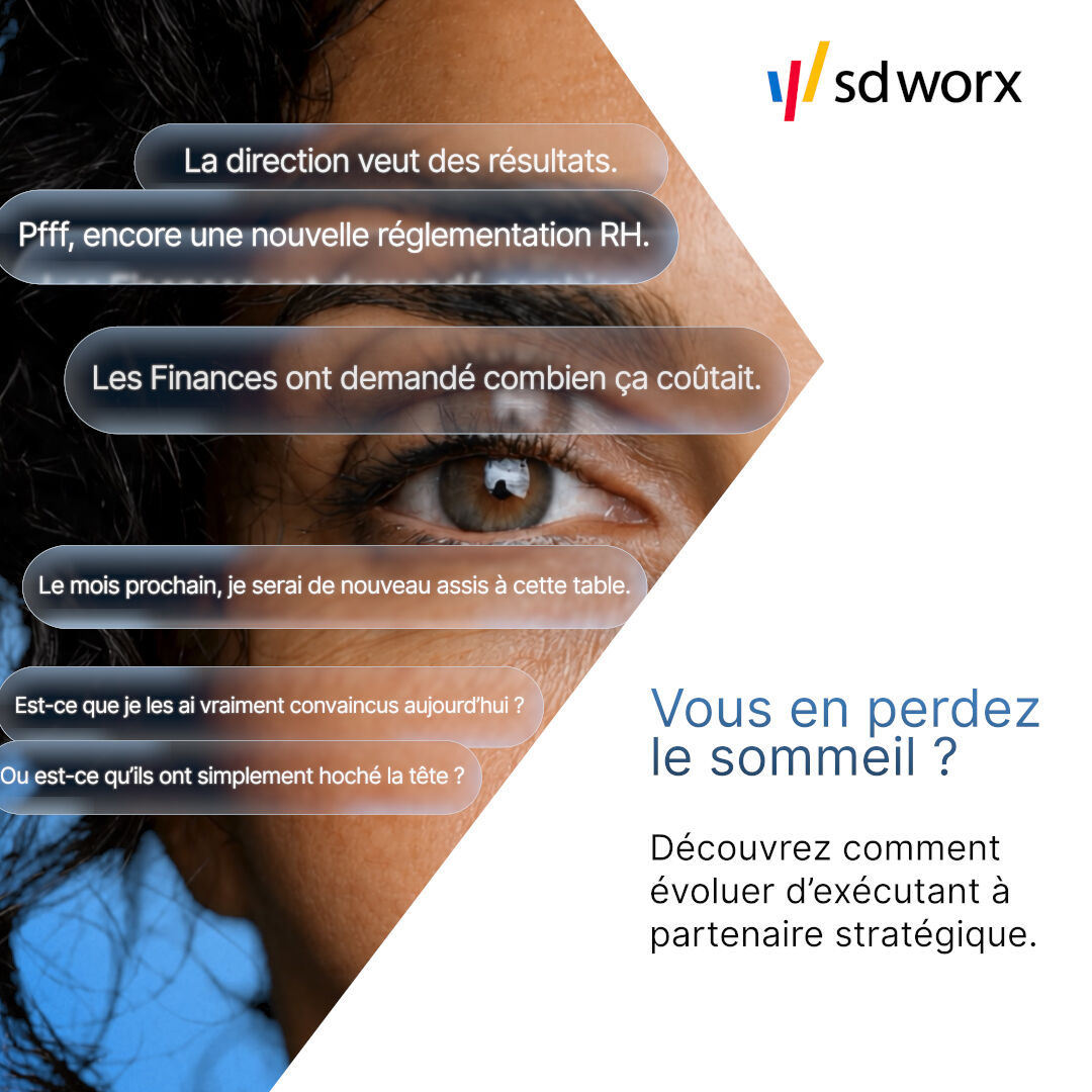 SD Worx Belgium ad