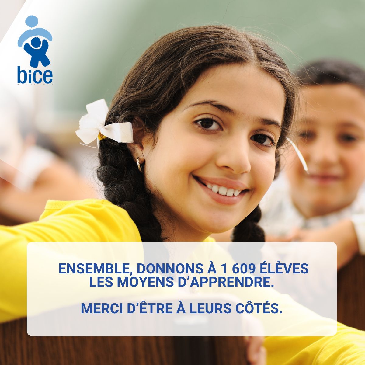 BICE (Bureau International Catholique de l'Enfance) ad