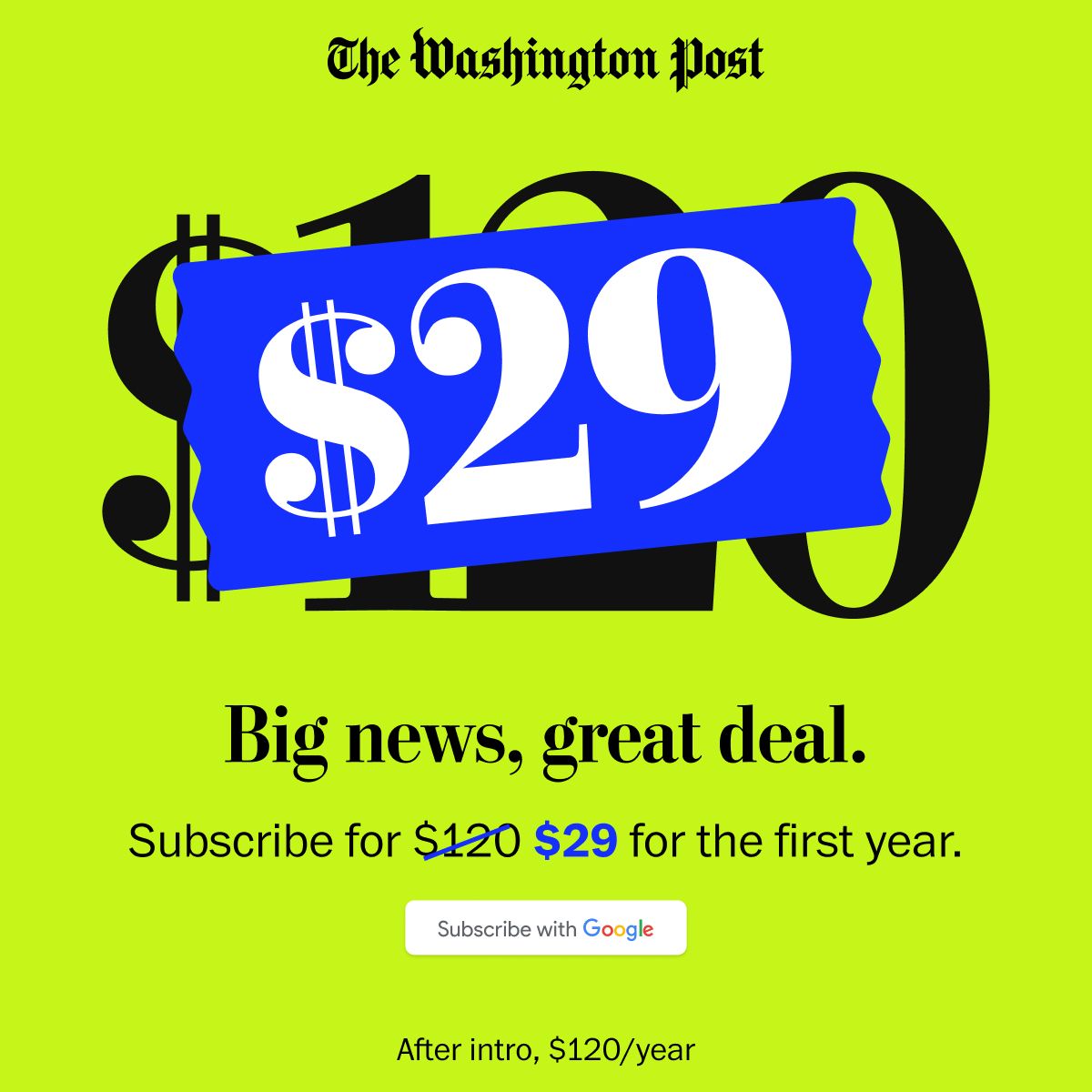 The Washington Post ad