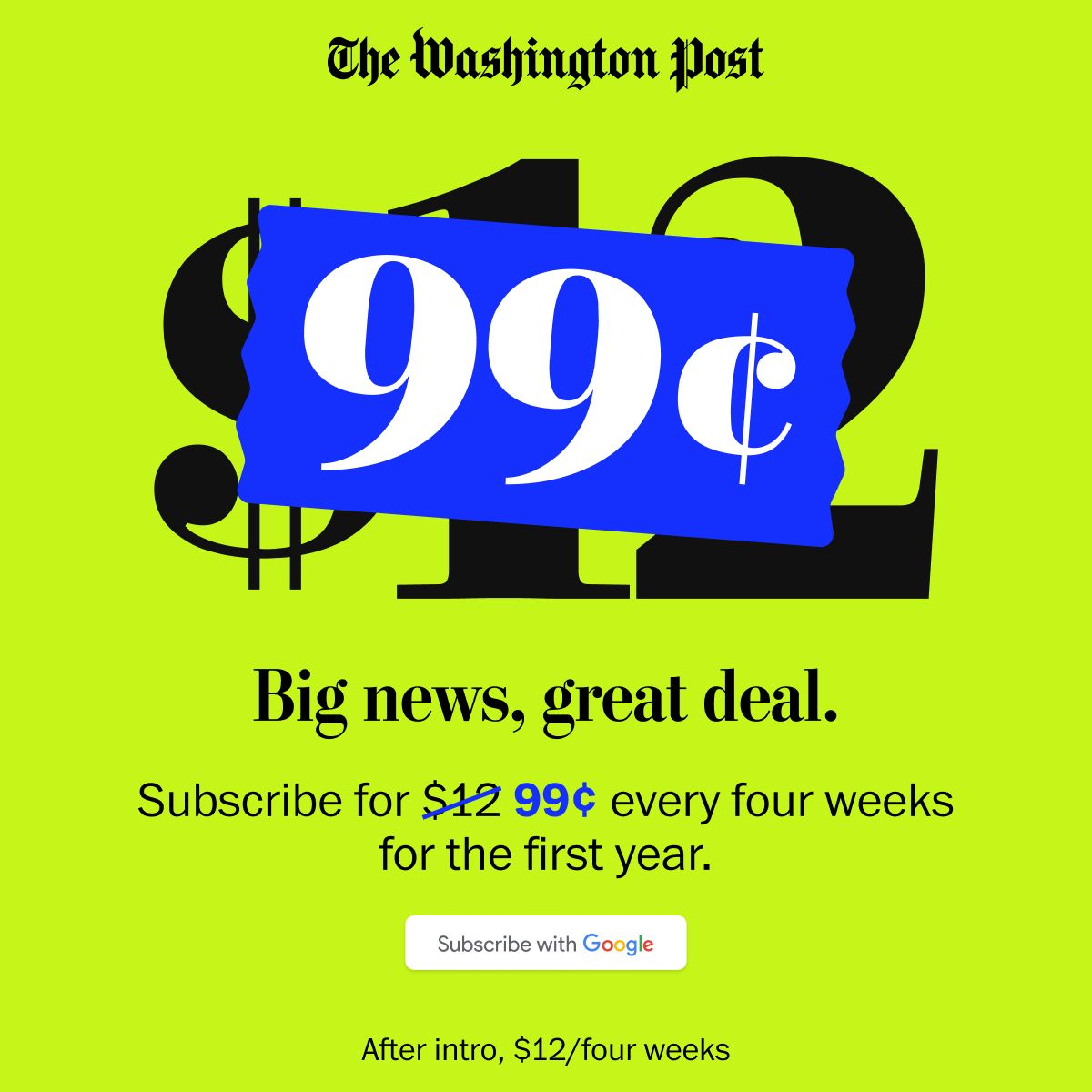 The Washington Post ad
