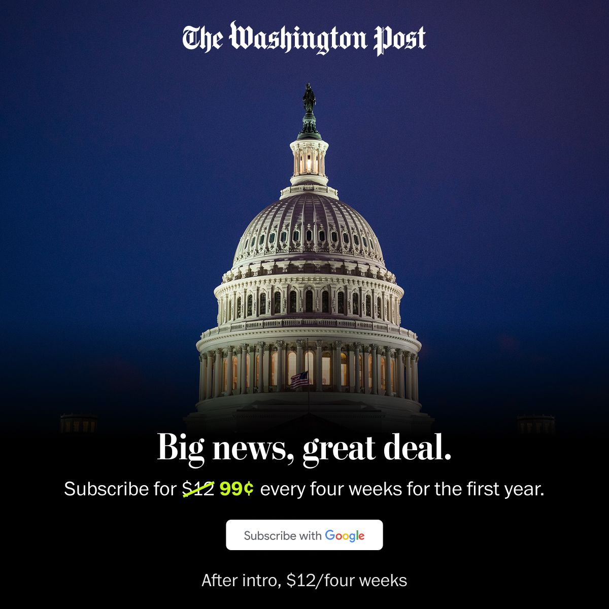 The Washington Post ad