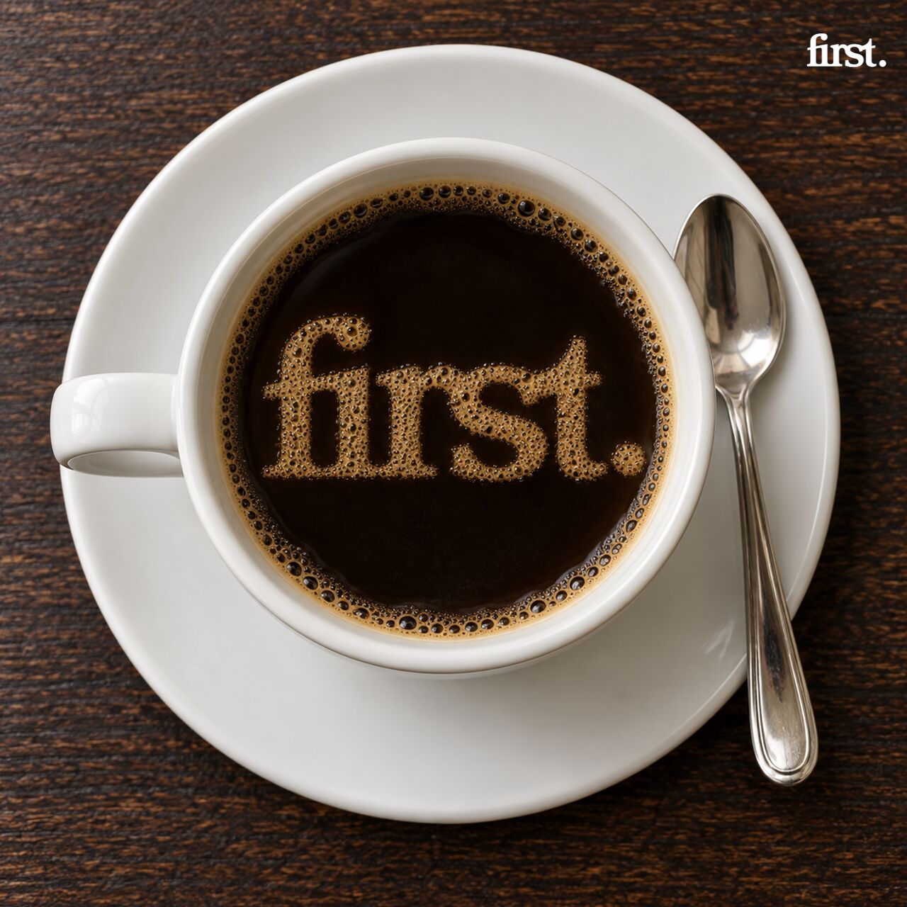 first. ad