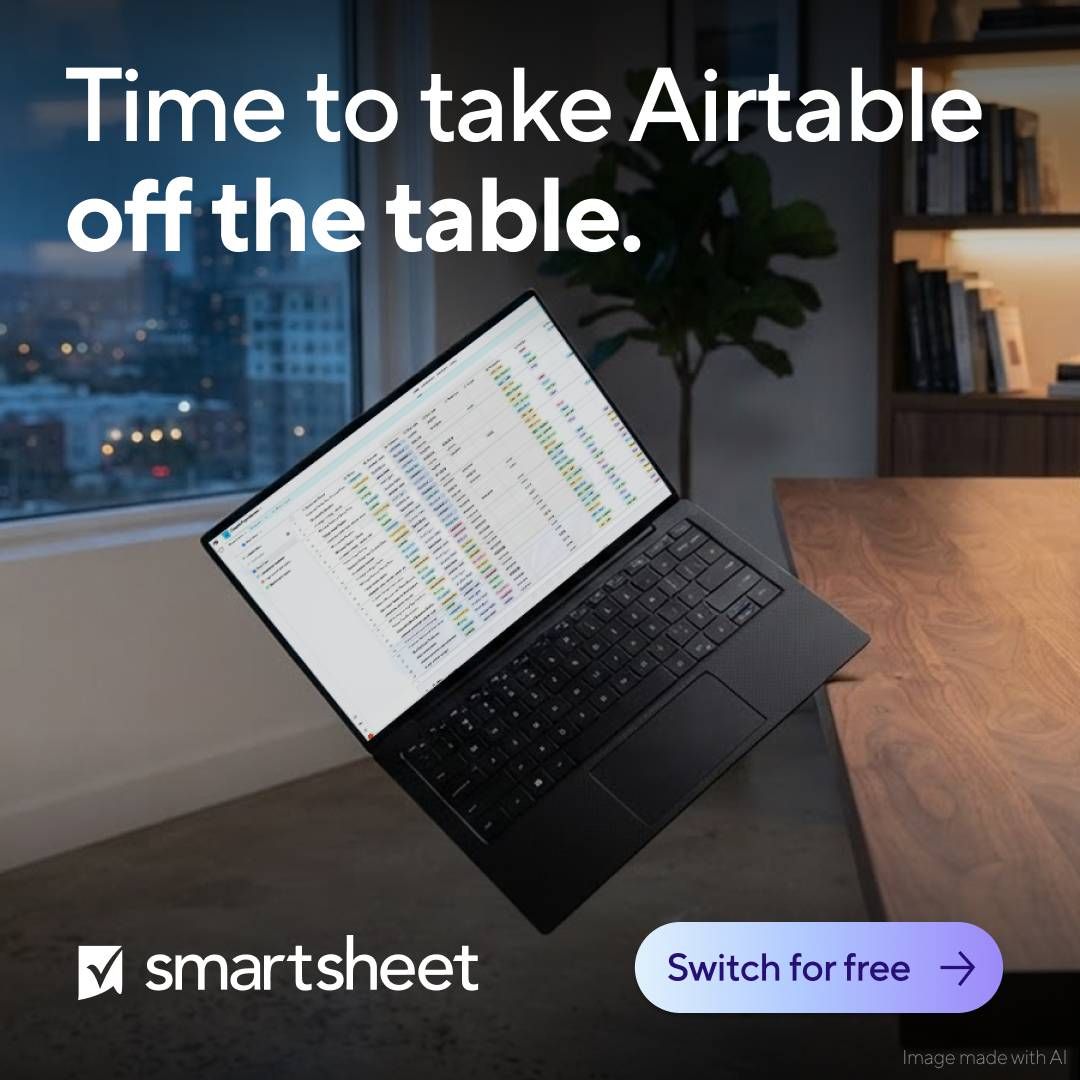 Smartsheet ad