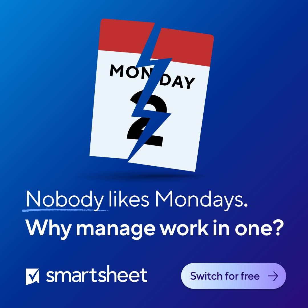 Smartsheet ad