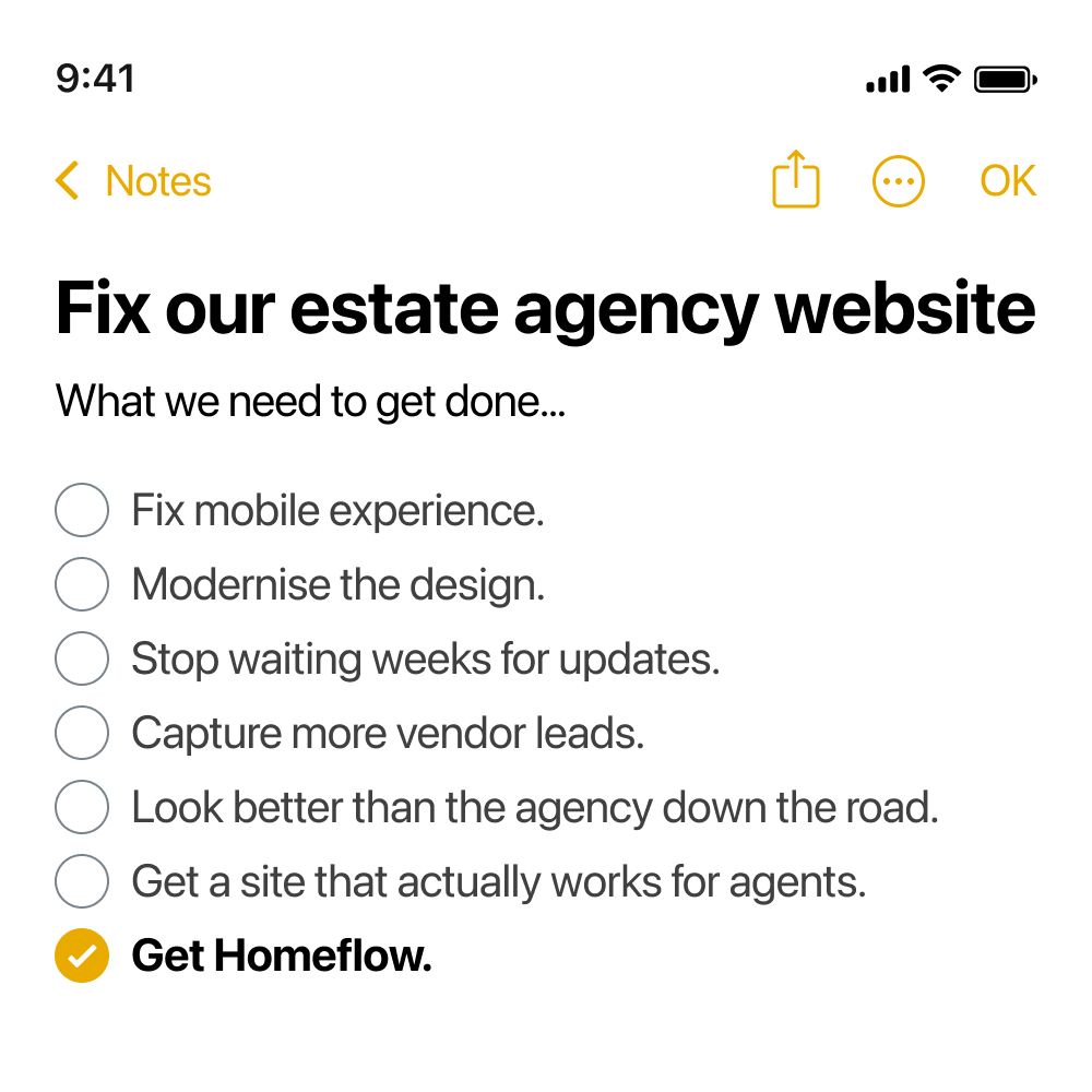 Homeflow ad