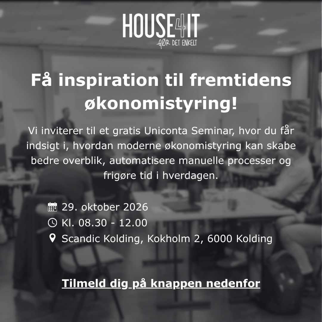 HOUSE4IT A/S ad