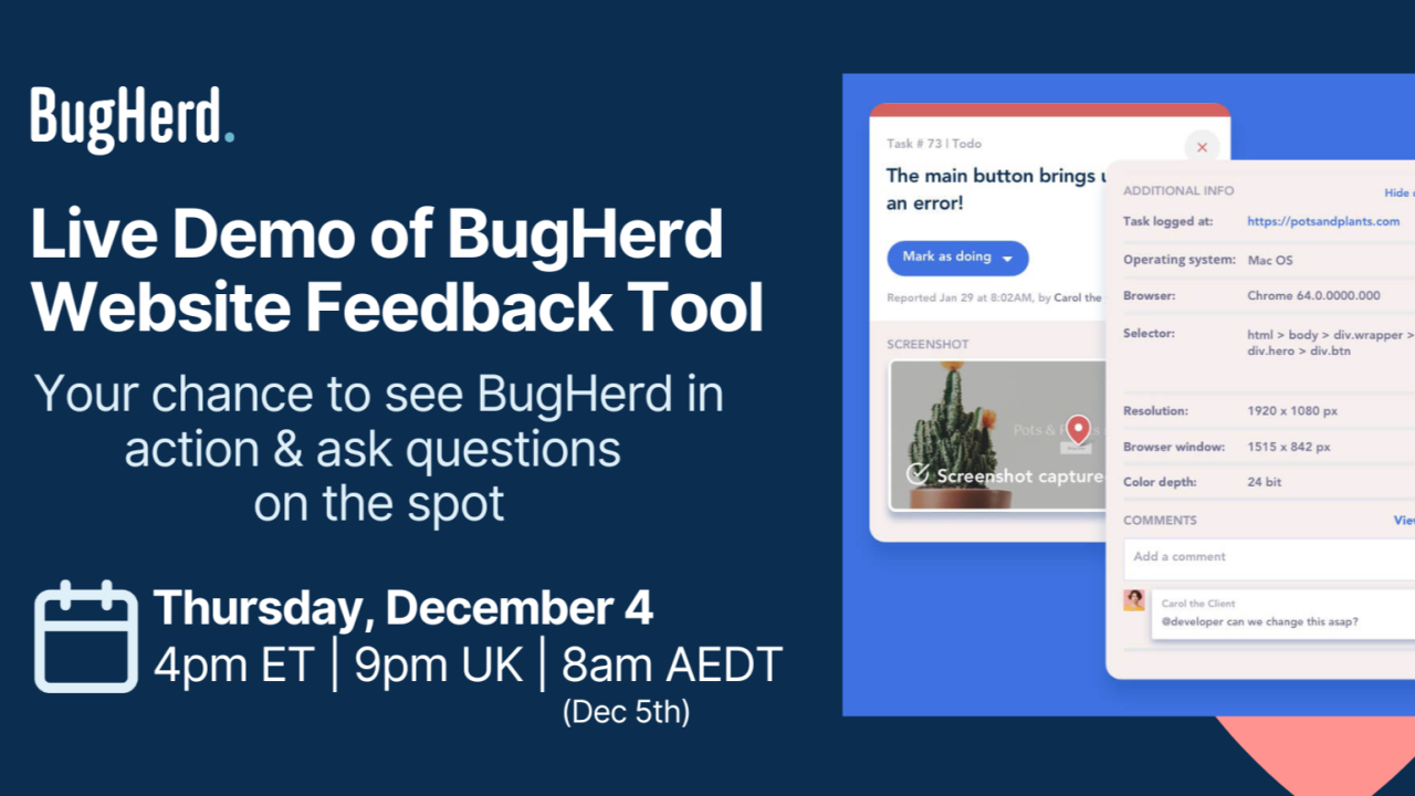 BugHerd ad