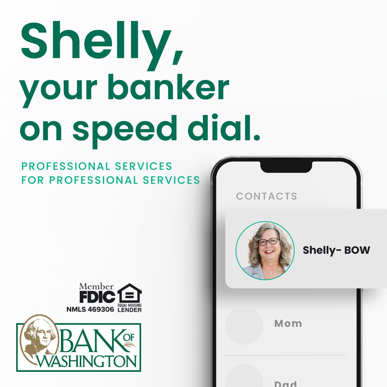Bank of Washington ad