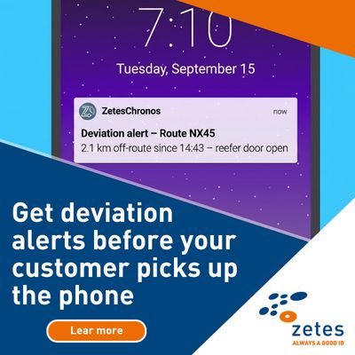 Zetes Goods ID ad