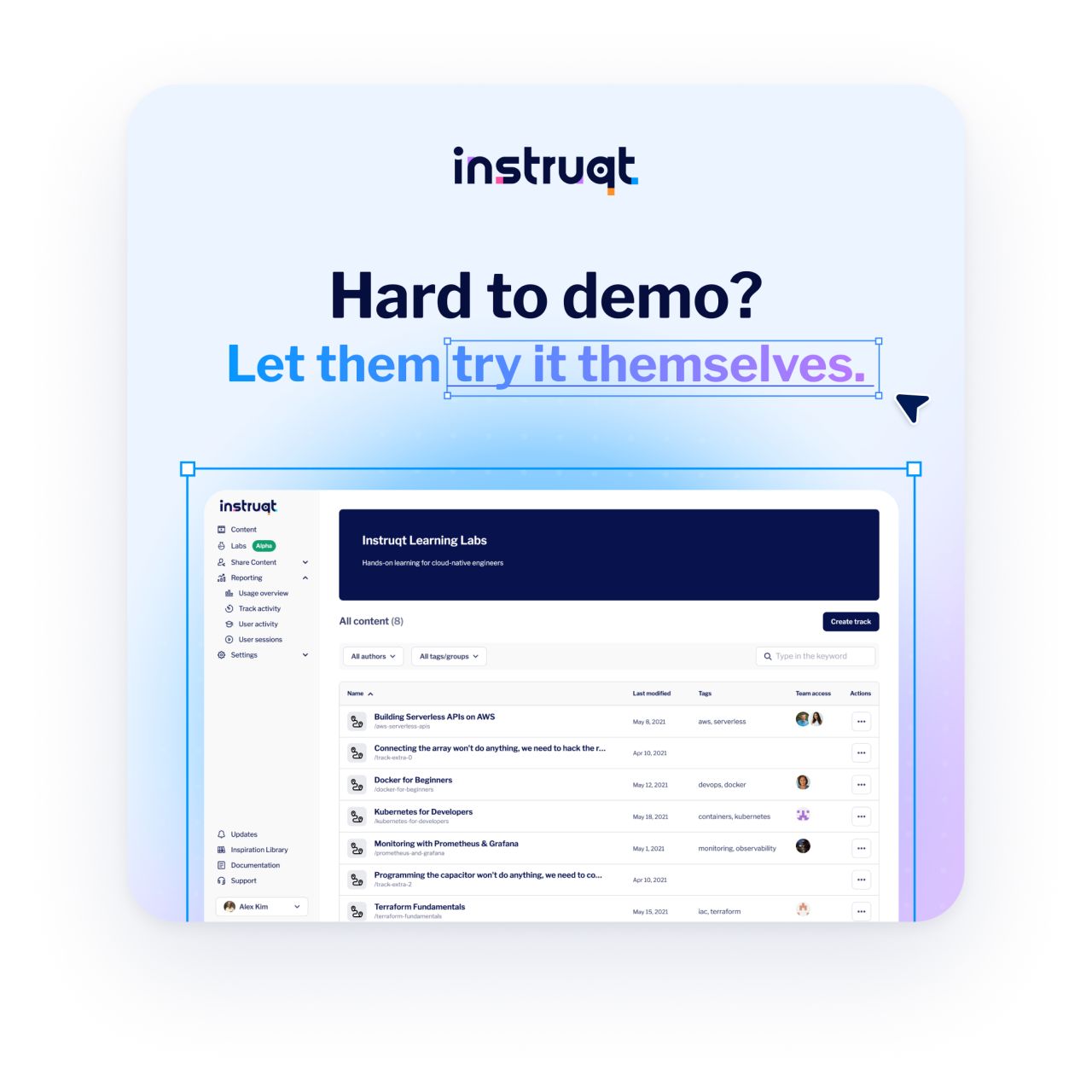 Instruqt ad