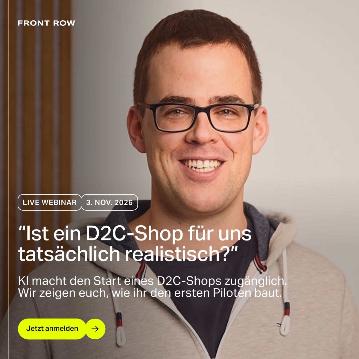 Front Row Germany ad