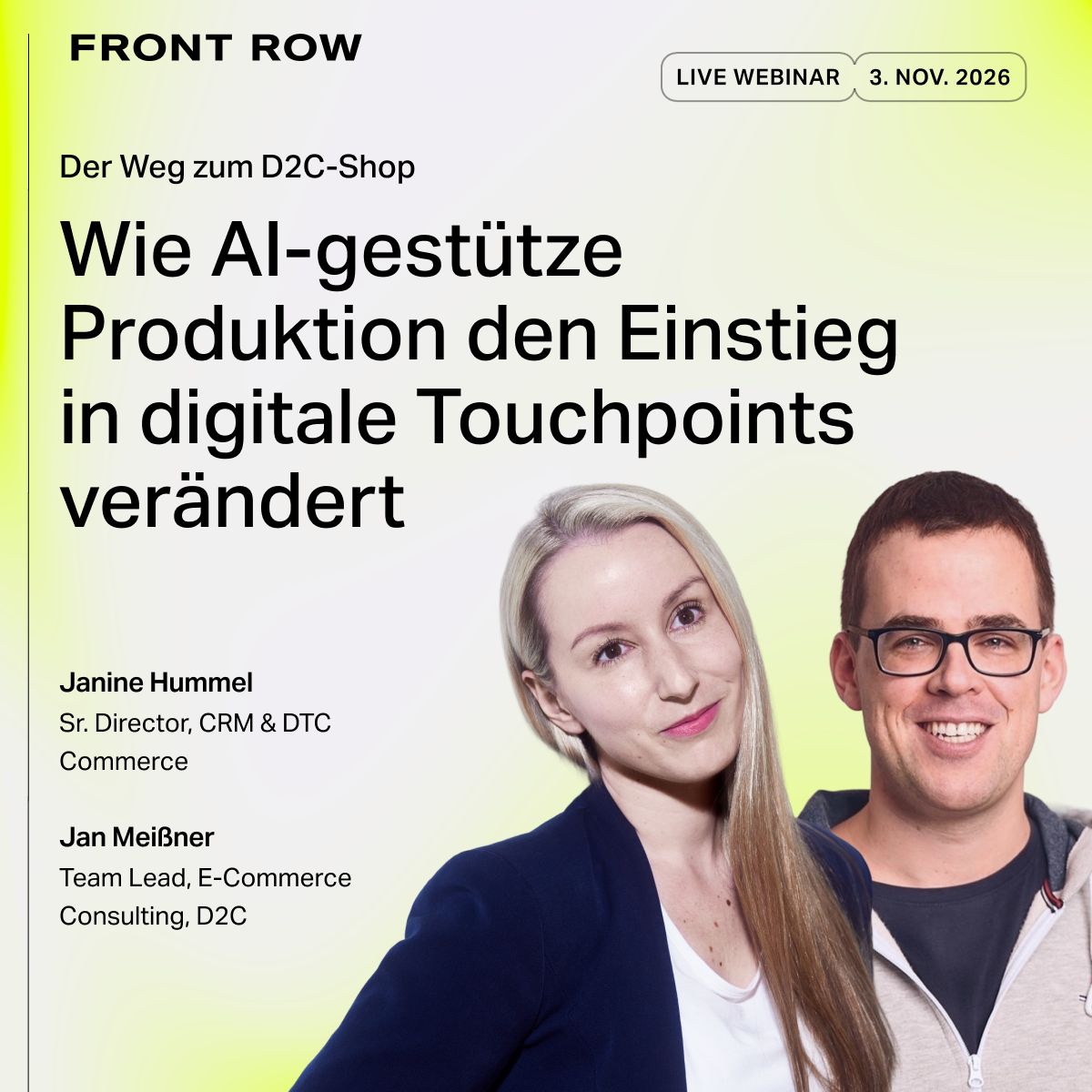 Front Row Germany ad