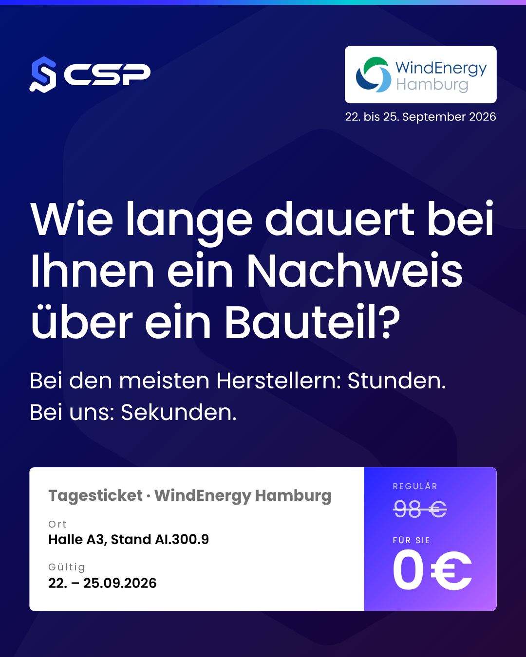 CSP Intelligence GmbH ad