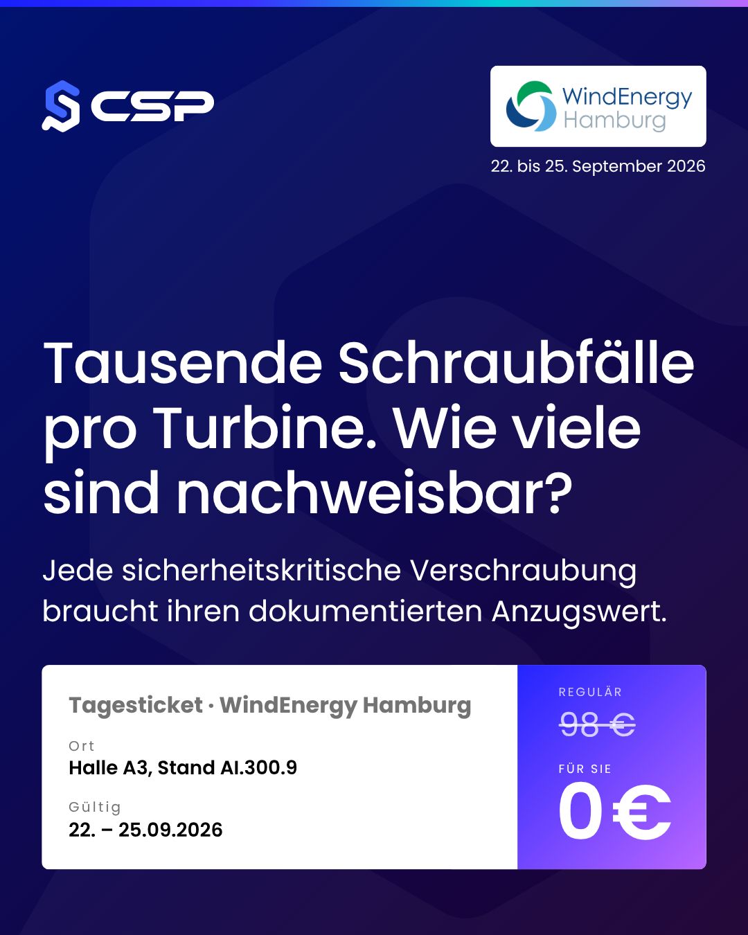 CSP Intelligence GmbH ad