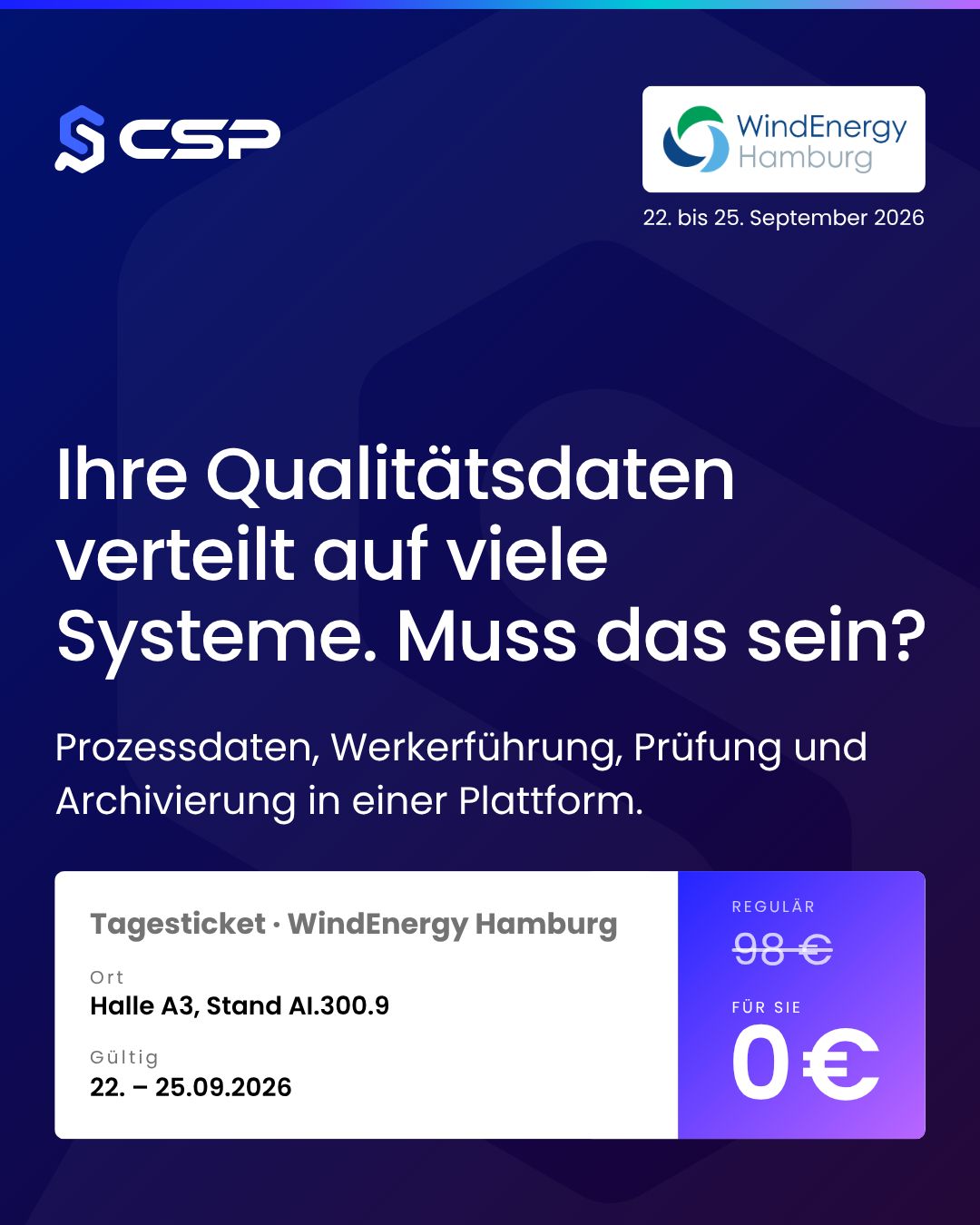 CSP Intelligence GmbH ad