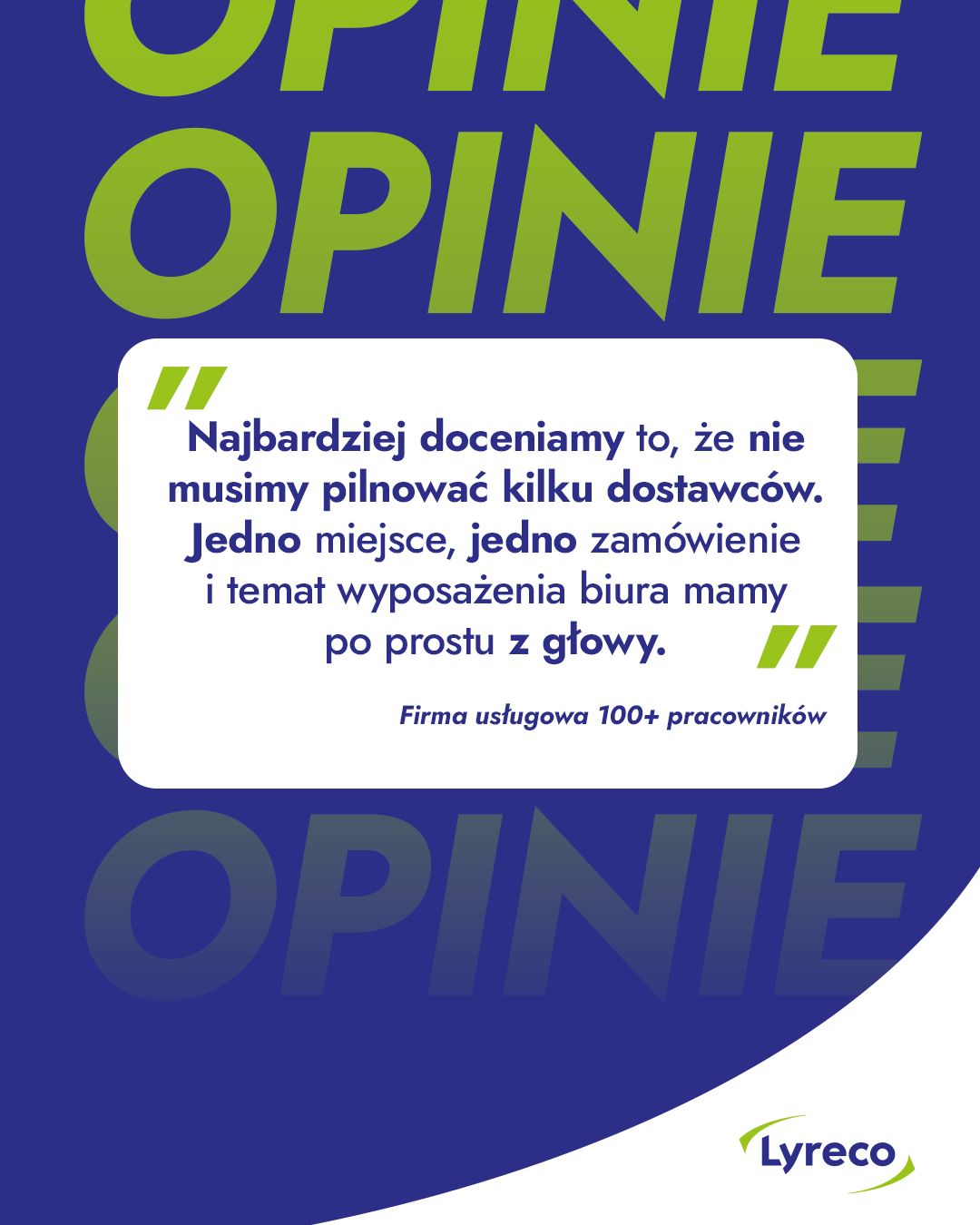 Lyreco Poland ad