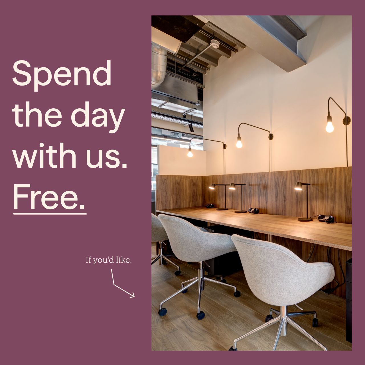 Clockwise Offices ad