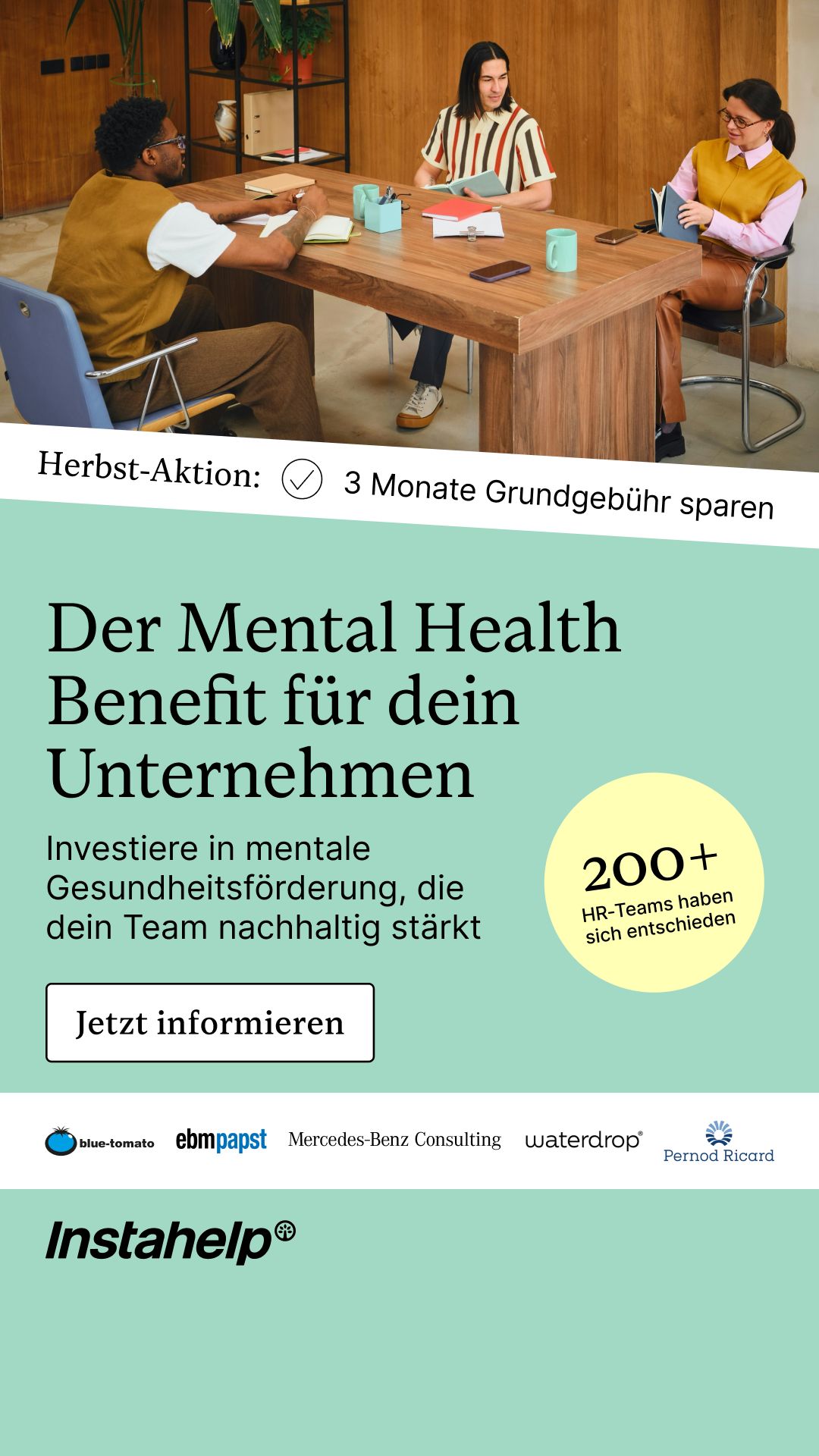 Instahelp ad