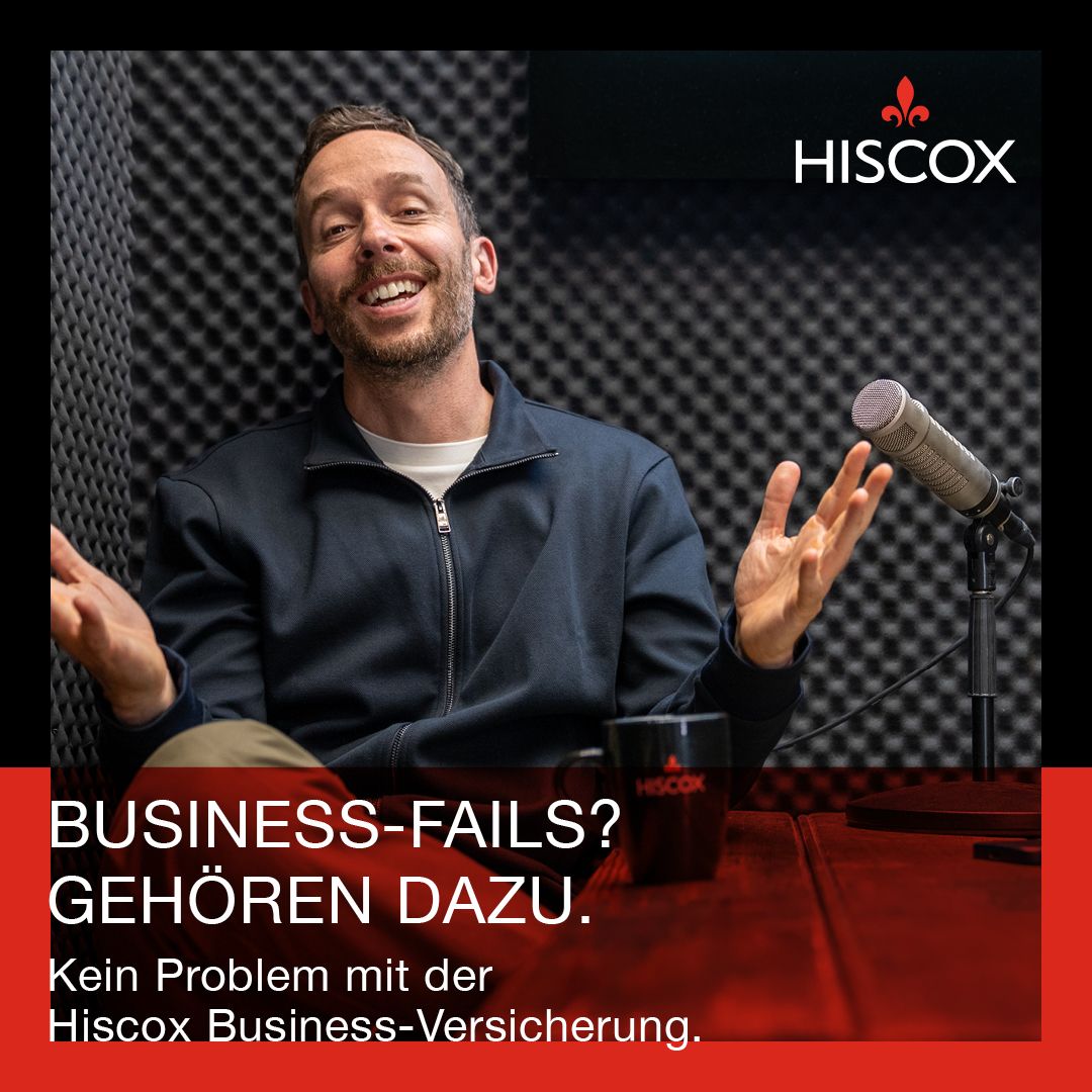 Hiscox Deutschland ad